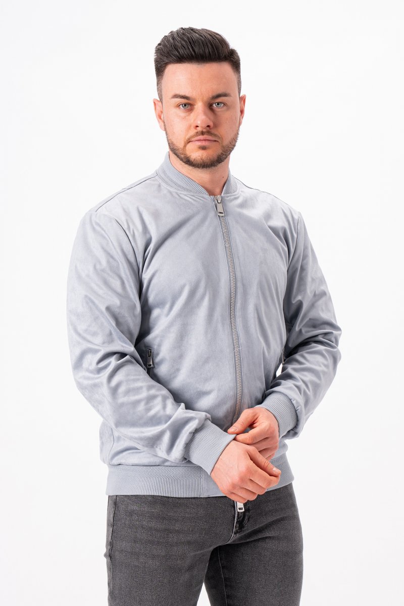Бомбер м.с. K.O.R 16006 Светло-серый (LIGHT GREY)