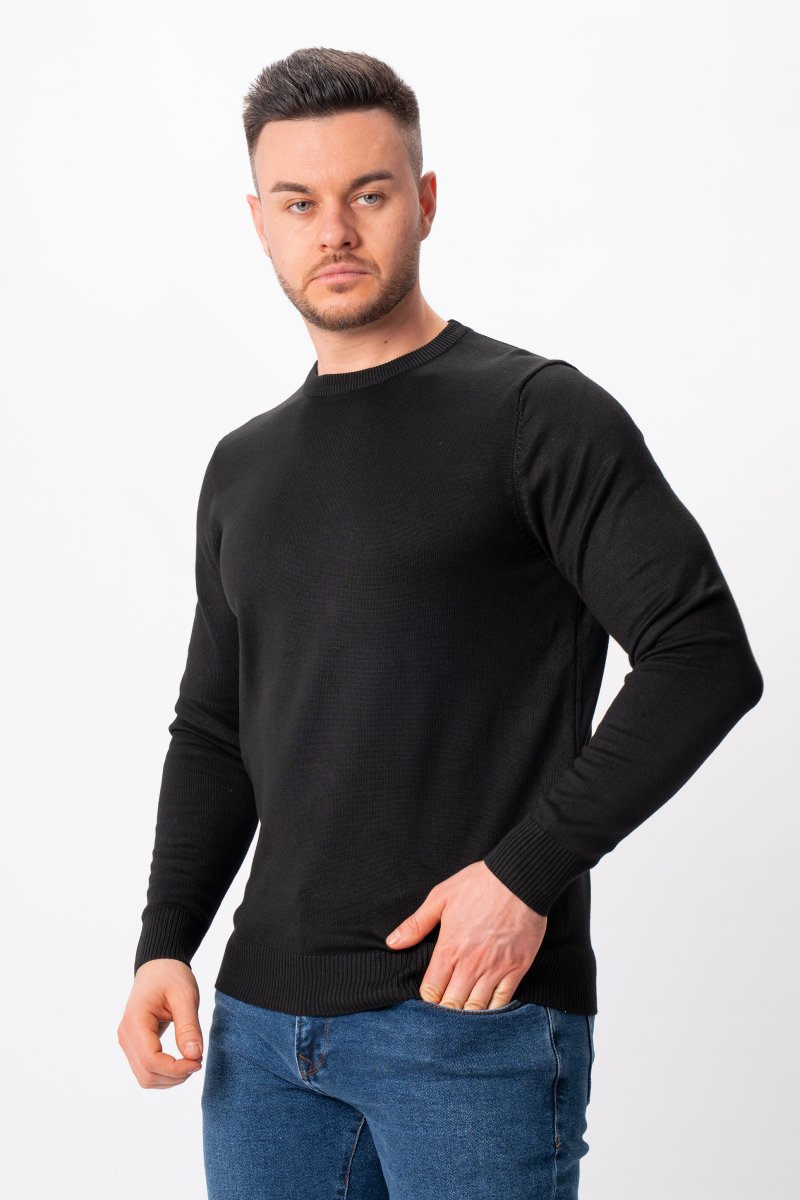 Светр однотонний Trend Collection 5143 Чорний (black)