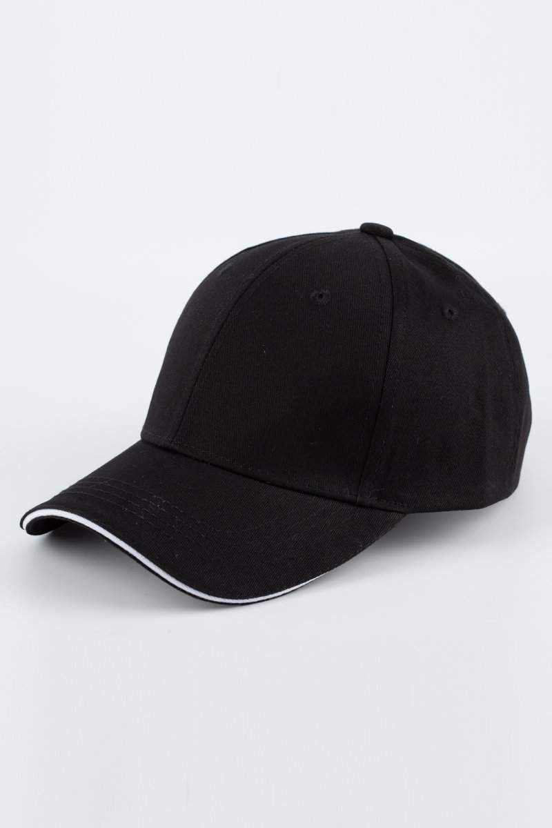 Бейсболка однотонна Trend Collection 02-01 Чорний