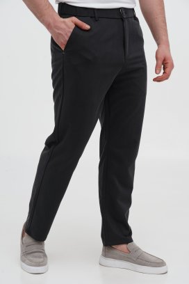Брюки slim fit Trend Collection 370 Темно-серый