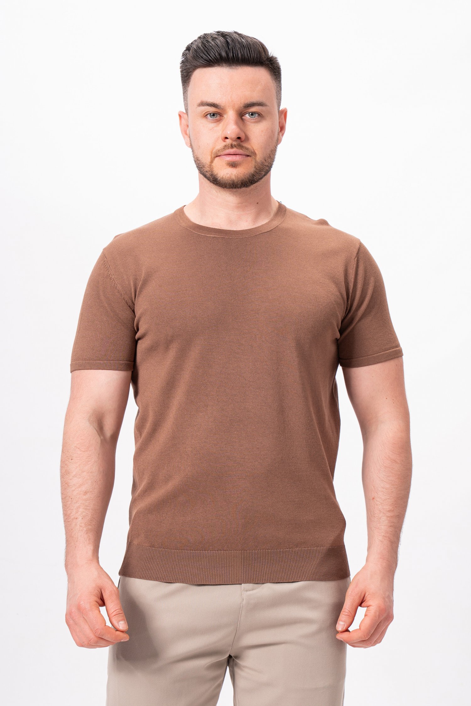 Футболка трикотажная K.O.R 35790 Капучино (KHAKI, кол.241)
