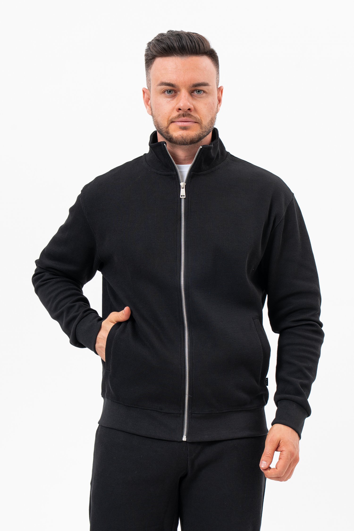 Спортивная кофта на молнии K.O.R 839 Черный (black)