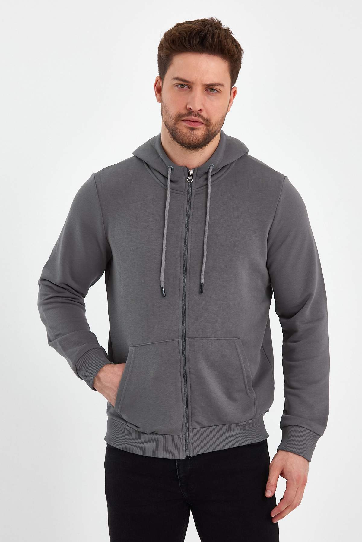 Кофта на замке Trend Collection 2731 серый (SILVER GRI)