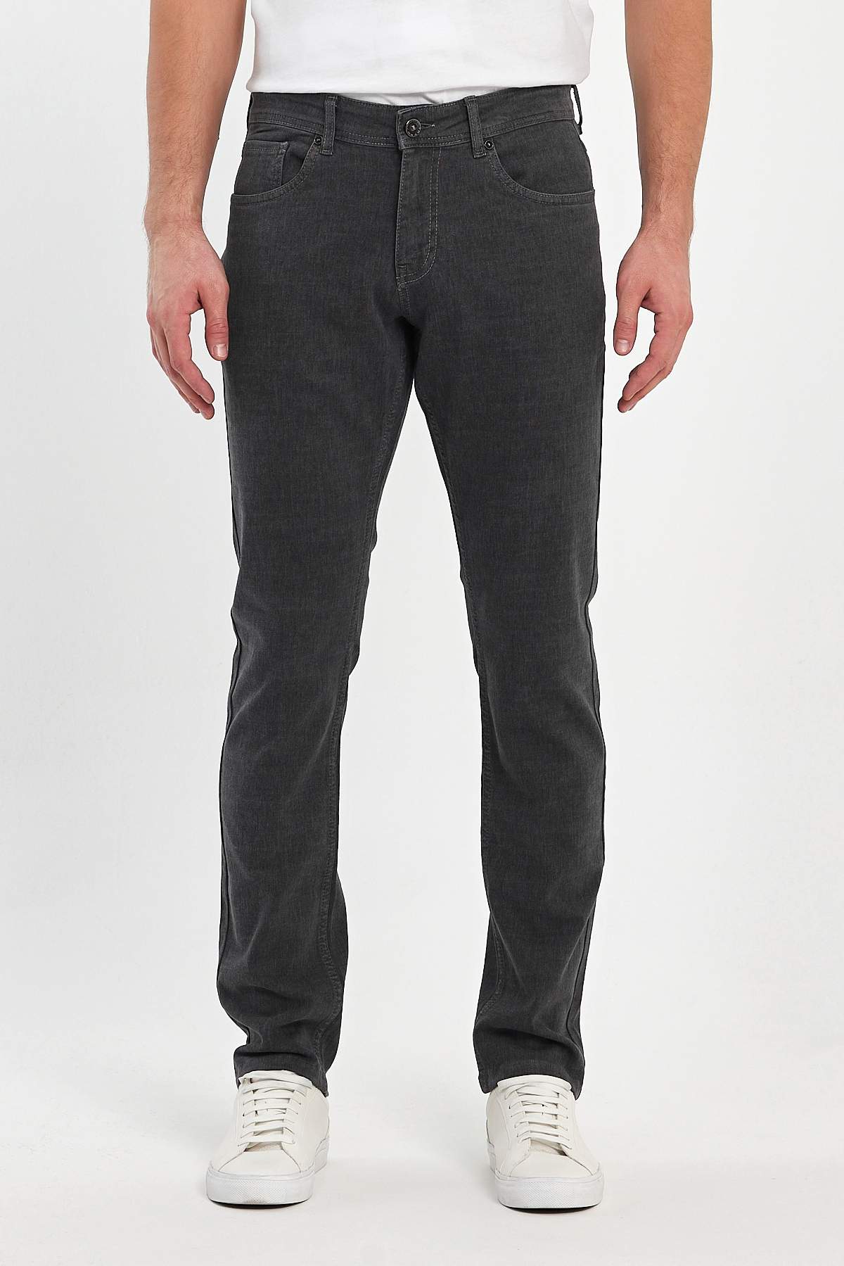 Джинси slim fit Trend Collection 2703-1 Чорно-сірий (GALEN K.GREY)