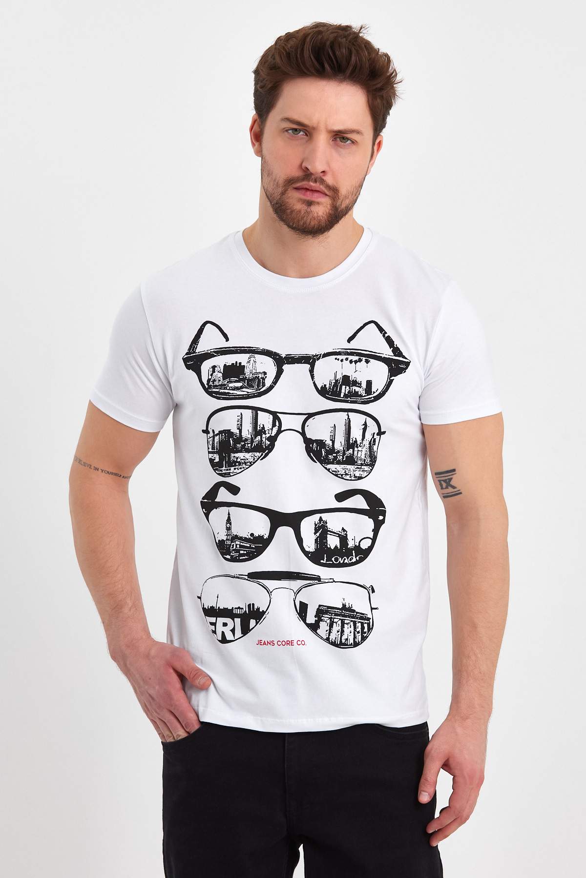 Футболка з принтом Trend Collection 2909 Білий