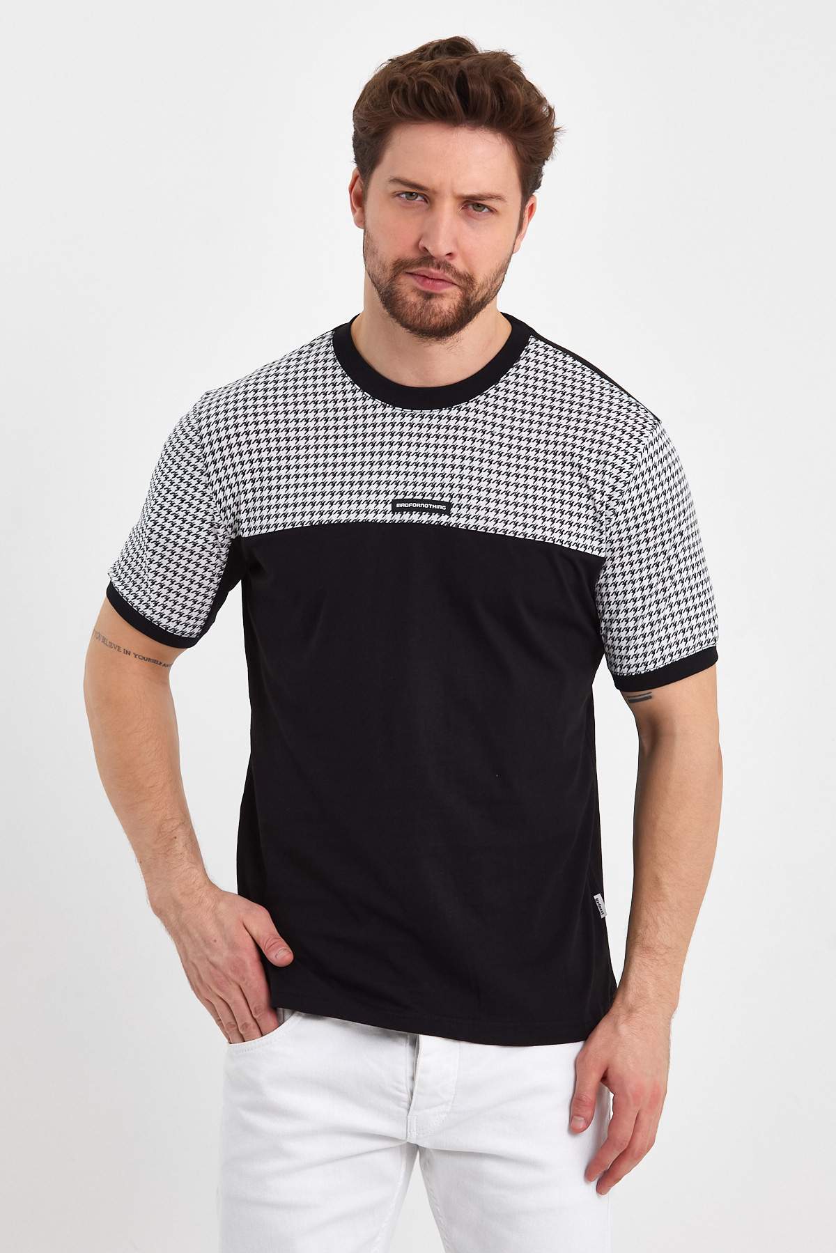 Футболка с принтом Trend Collection 6103 черный (SIYAH)