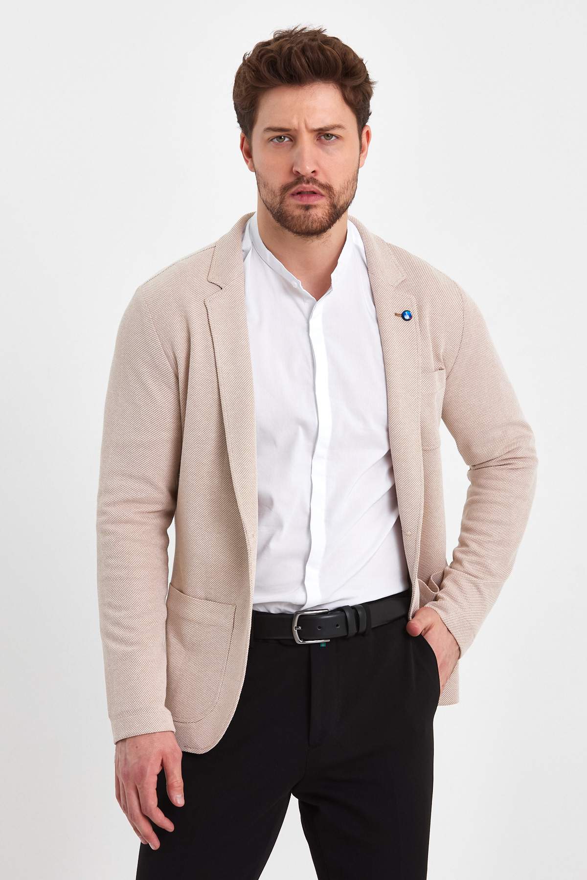 Піджак Trend Collection 2032 Бежевий