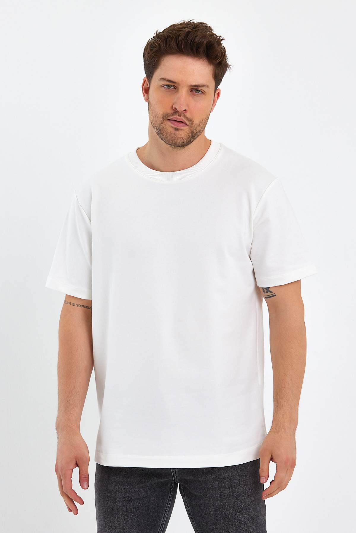 Футболка однотонна Trend Collection 2940 Білий (EKRU)