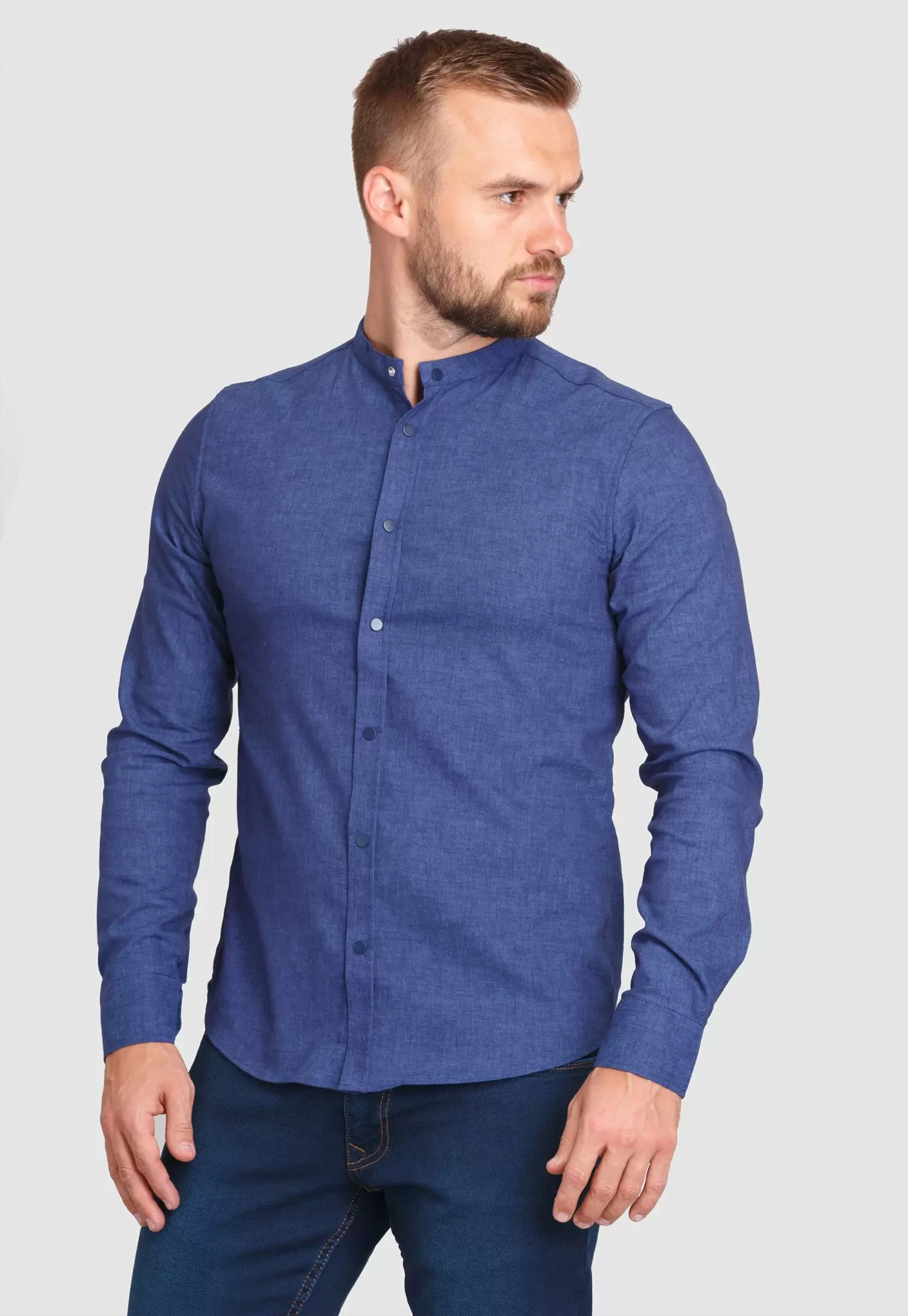 Рубашка Trend Collection 19047 Синій