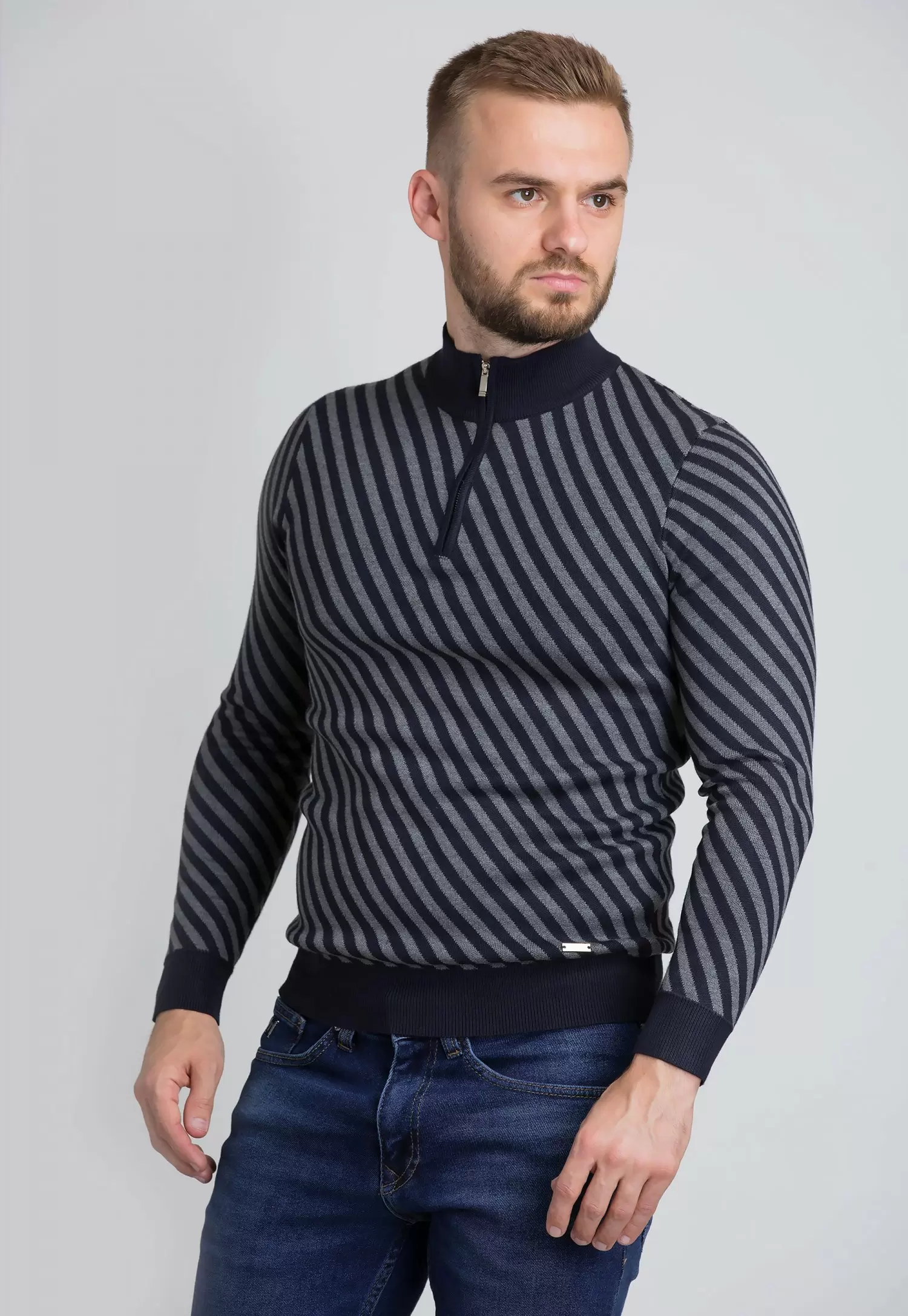 Гольф Trend Collection 98152-2 Синий+серый