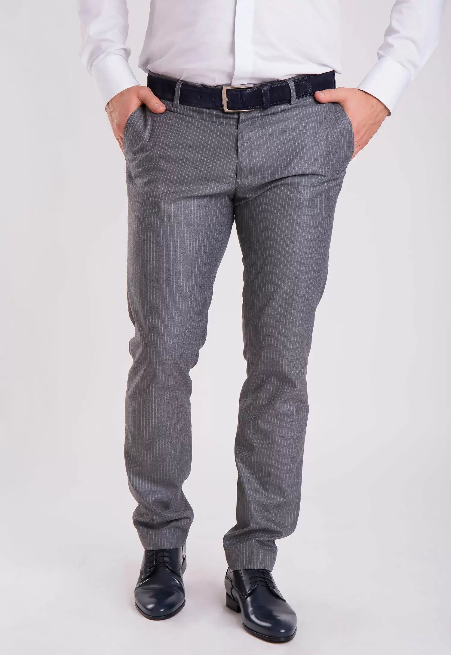 Брюки Trend Collection G838-2 Сірий + полоска