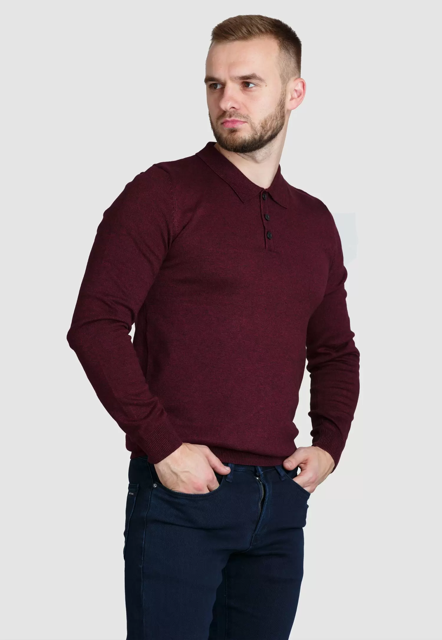 Джемпер Trend Collection 3909 Бордовий