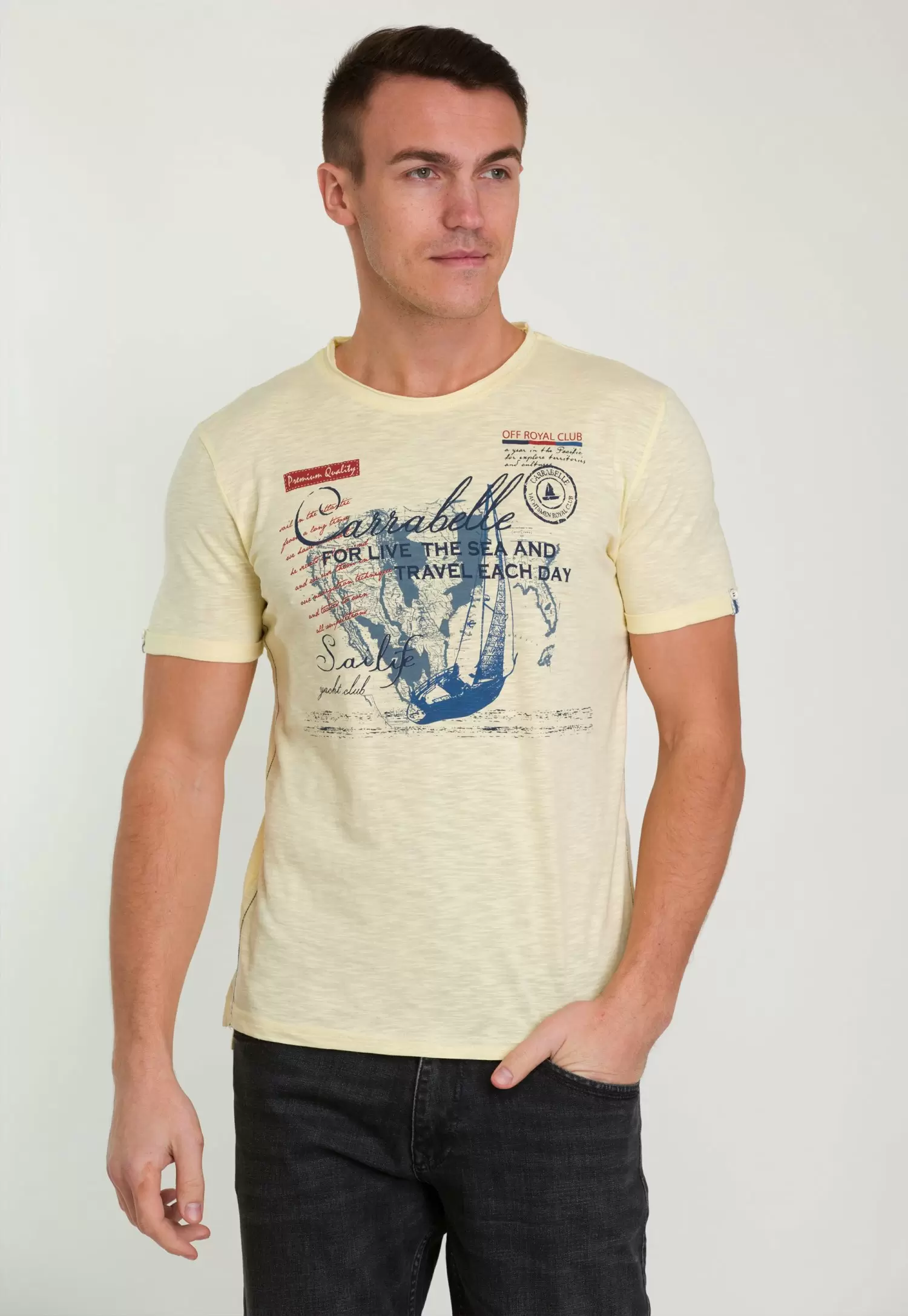 Футболка Trend Collection 8019 Желтый
