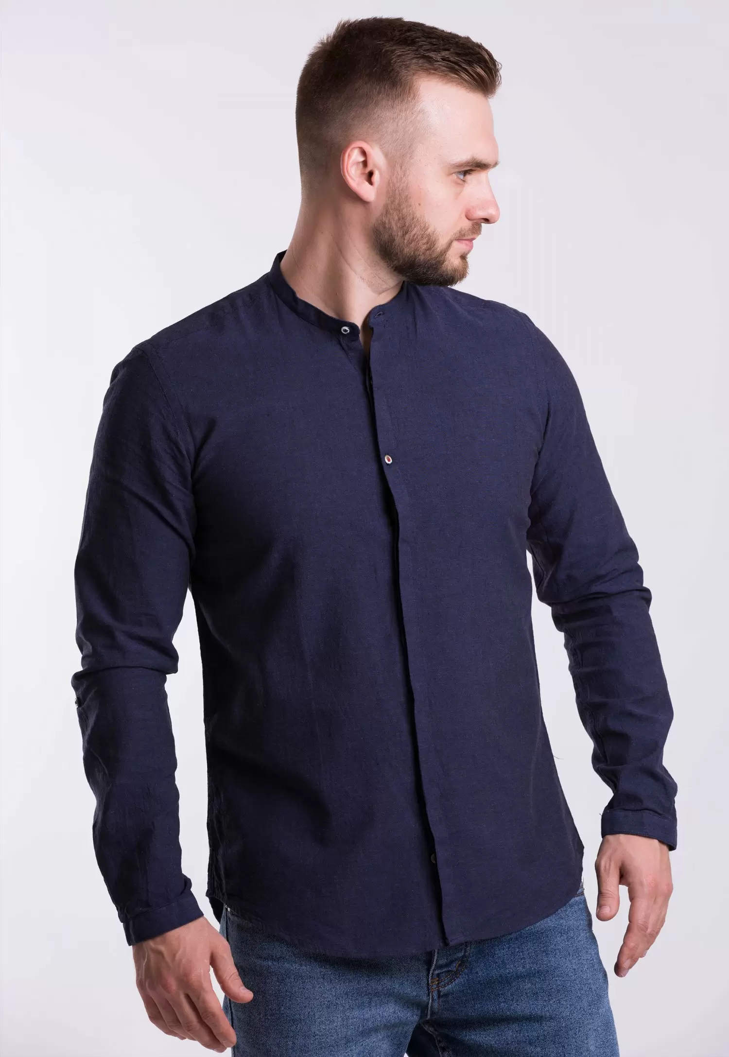 Рубашка Trend Collection U02-1105 Темно-синій