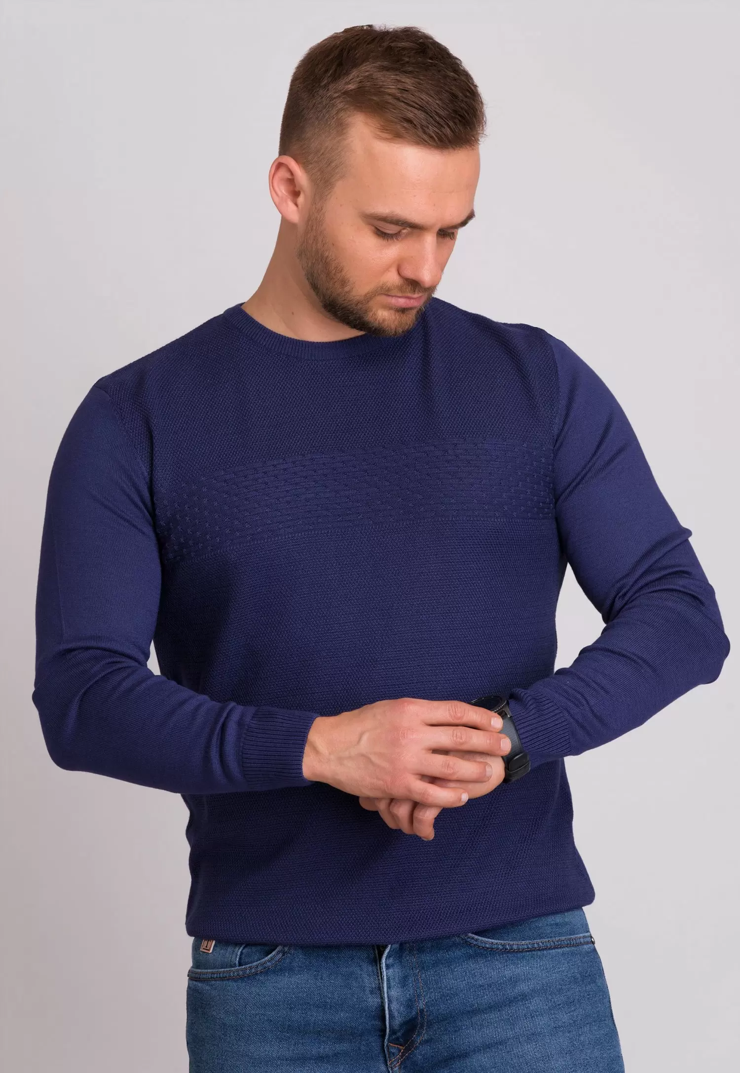 Свитер Trend Collection 0318-2 Синий (04)