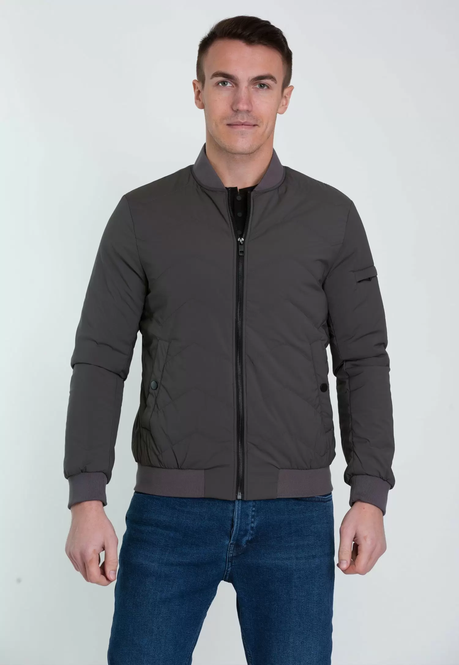 Бомбер Trend Collection 21-87 Серый