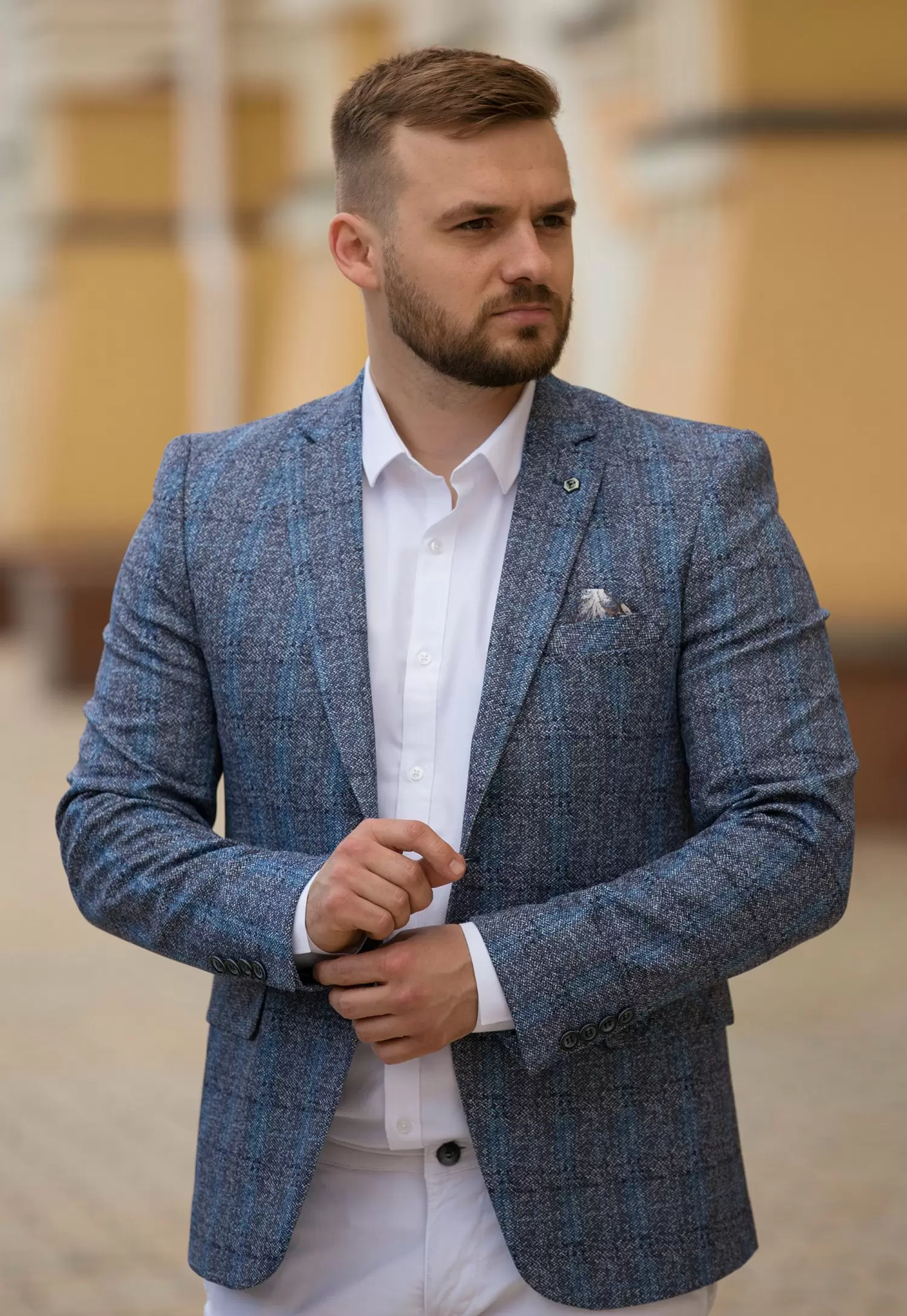Пиджак Trend Collection 6211 Серо-синий