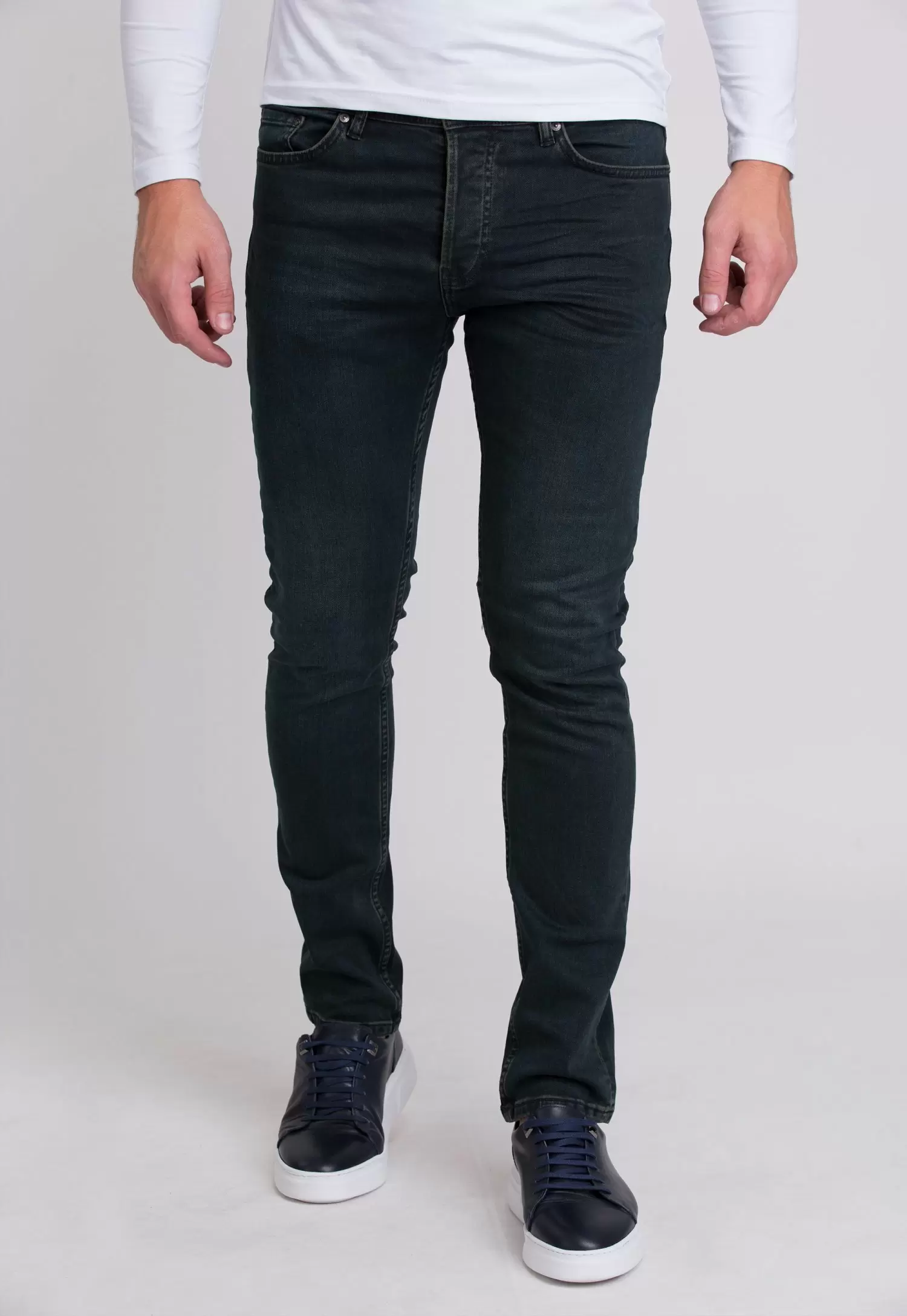 Джинси Trend Collection 7326 Синій+зелений (HAKI)