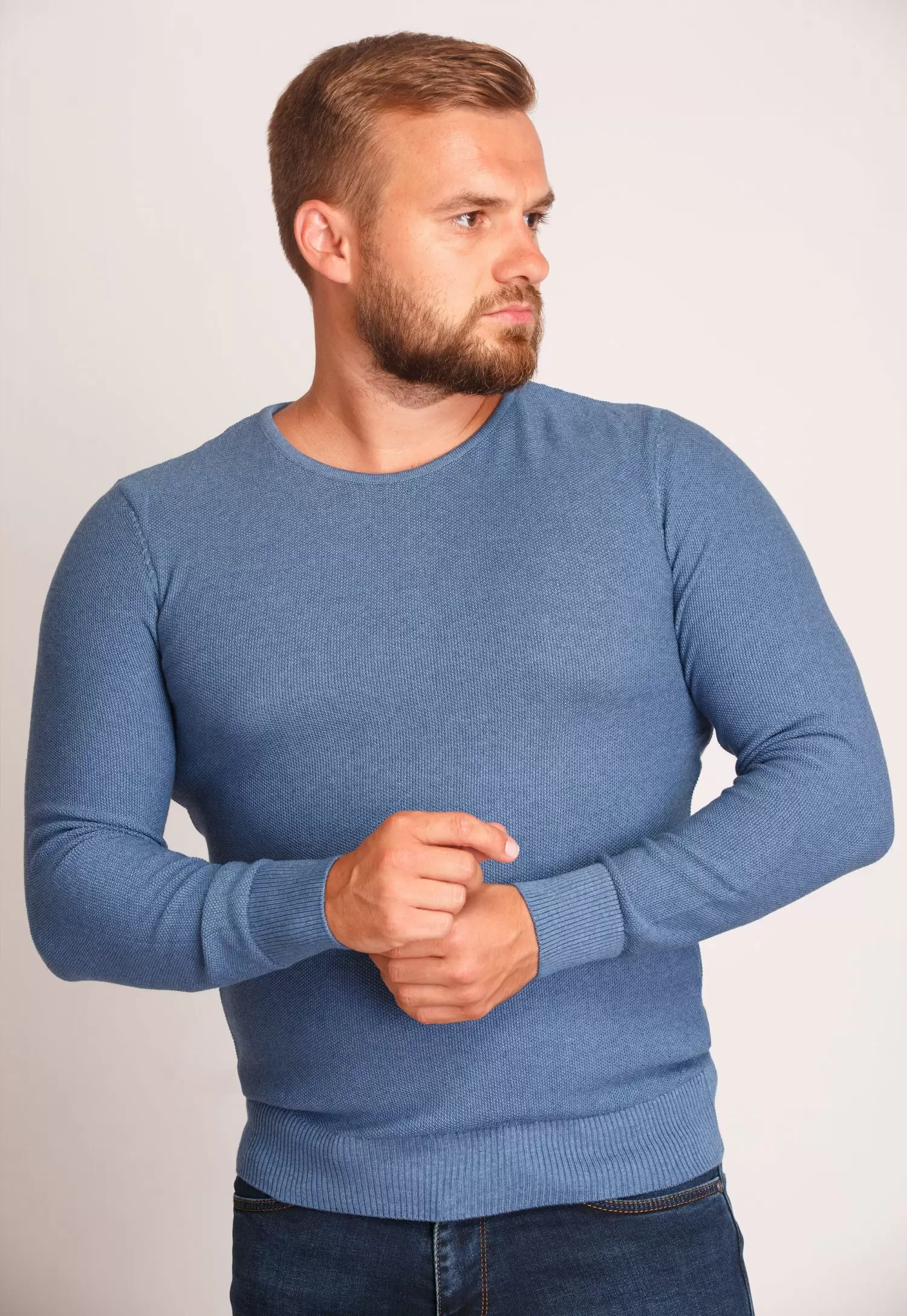 Светр Trend Collection 9255 Індиго
