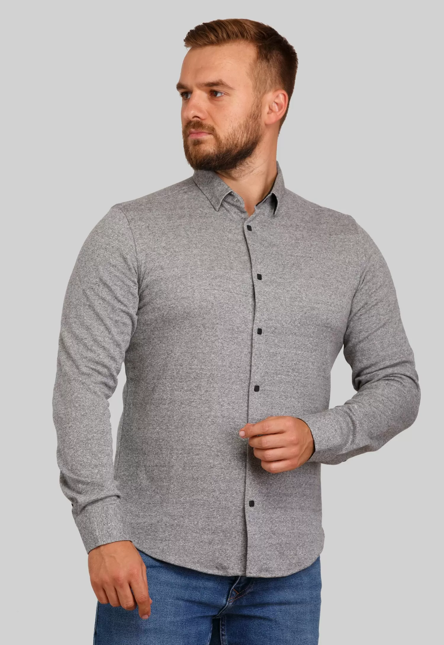 Сорочка Trend Collection 10368 Сірий V03