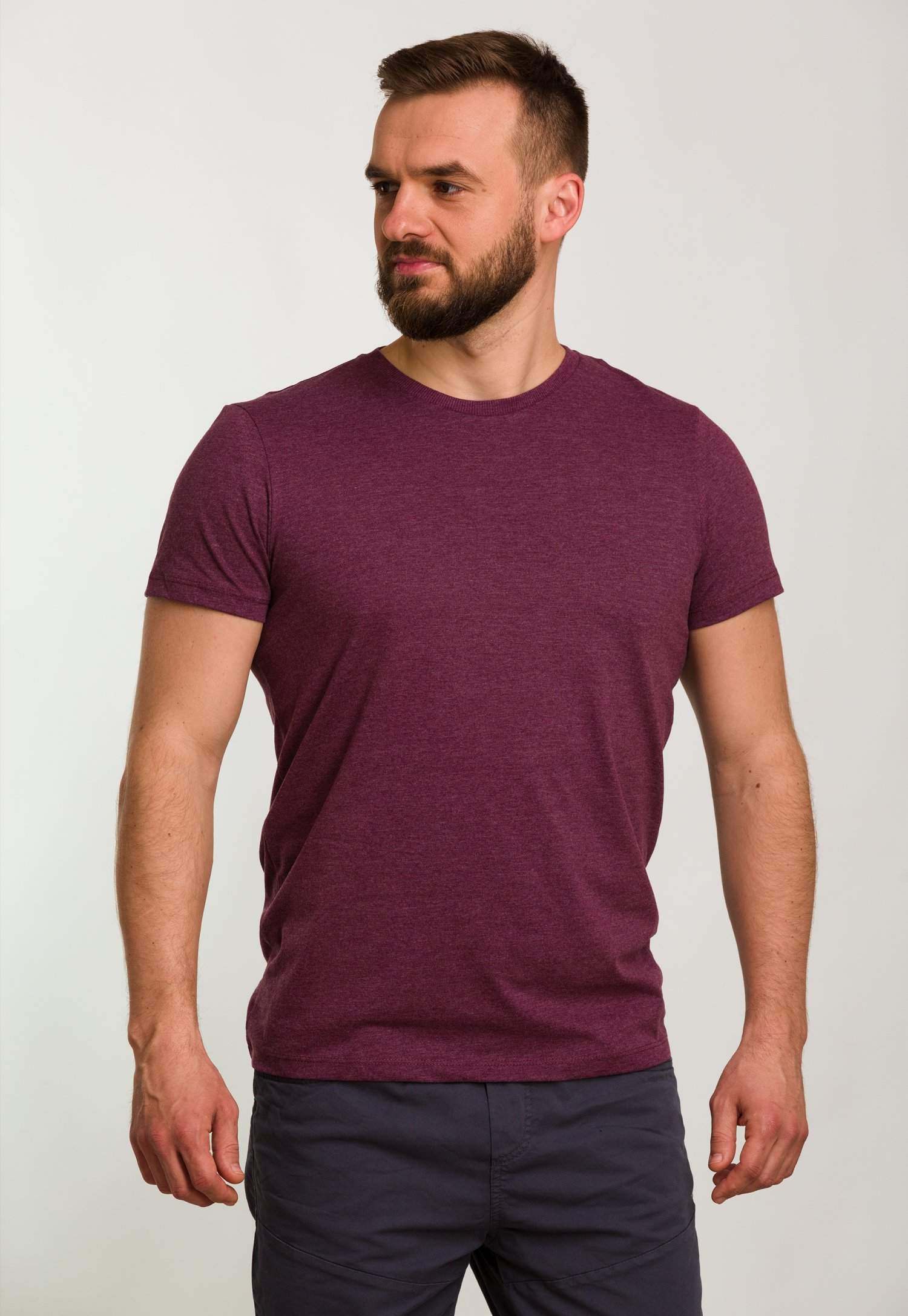 Футболка Trend Collection 2130 бордовый меланж (BORDO MELANJ)