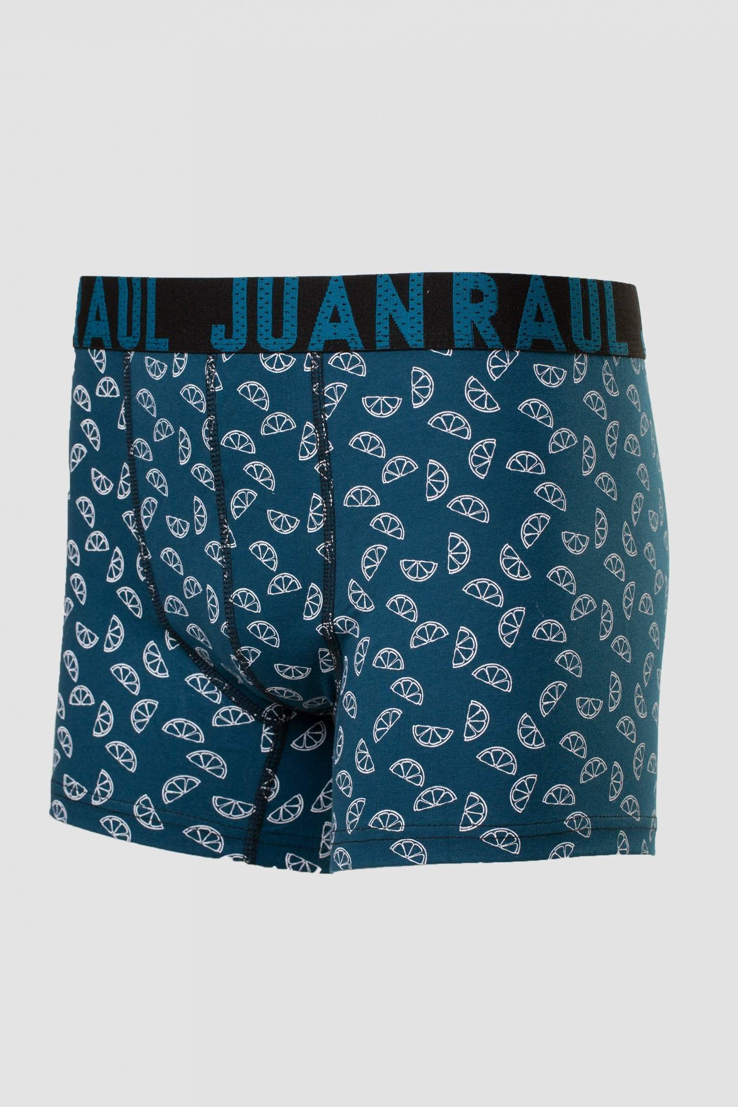 Трусы с принтом JUAN RAUL JR63 синий + принт