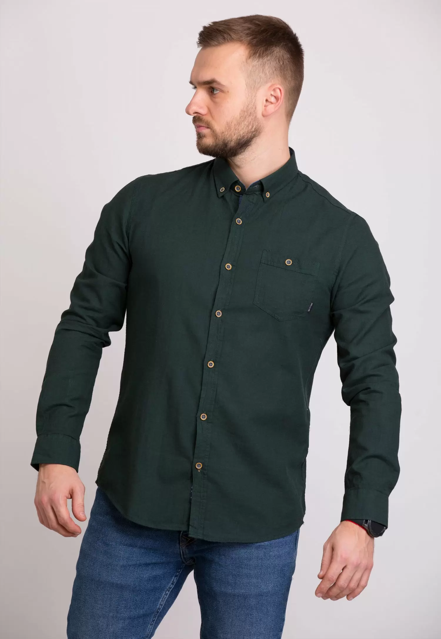 Рубашка Trend Collection 32279 Хаки