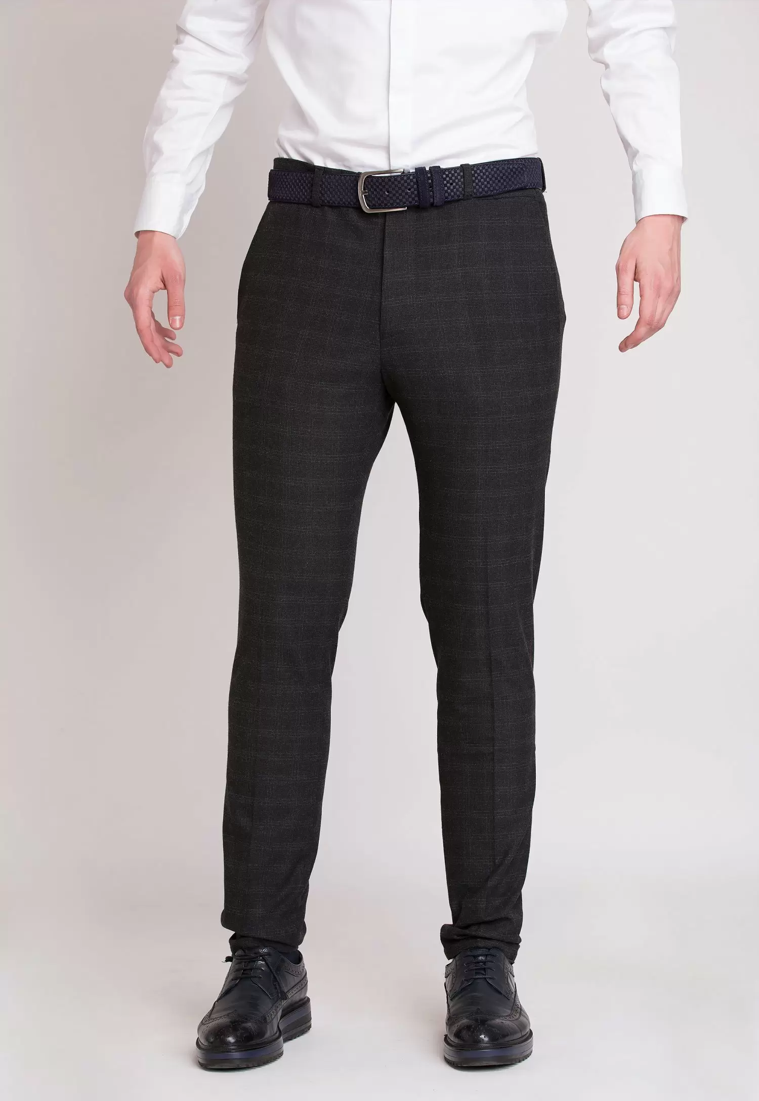Брюки Trend Collection 903 Серый+клетка №1