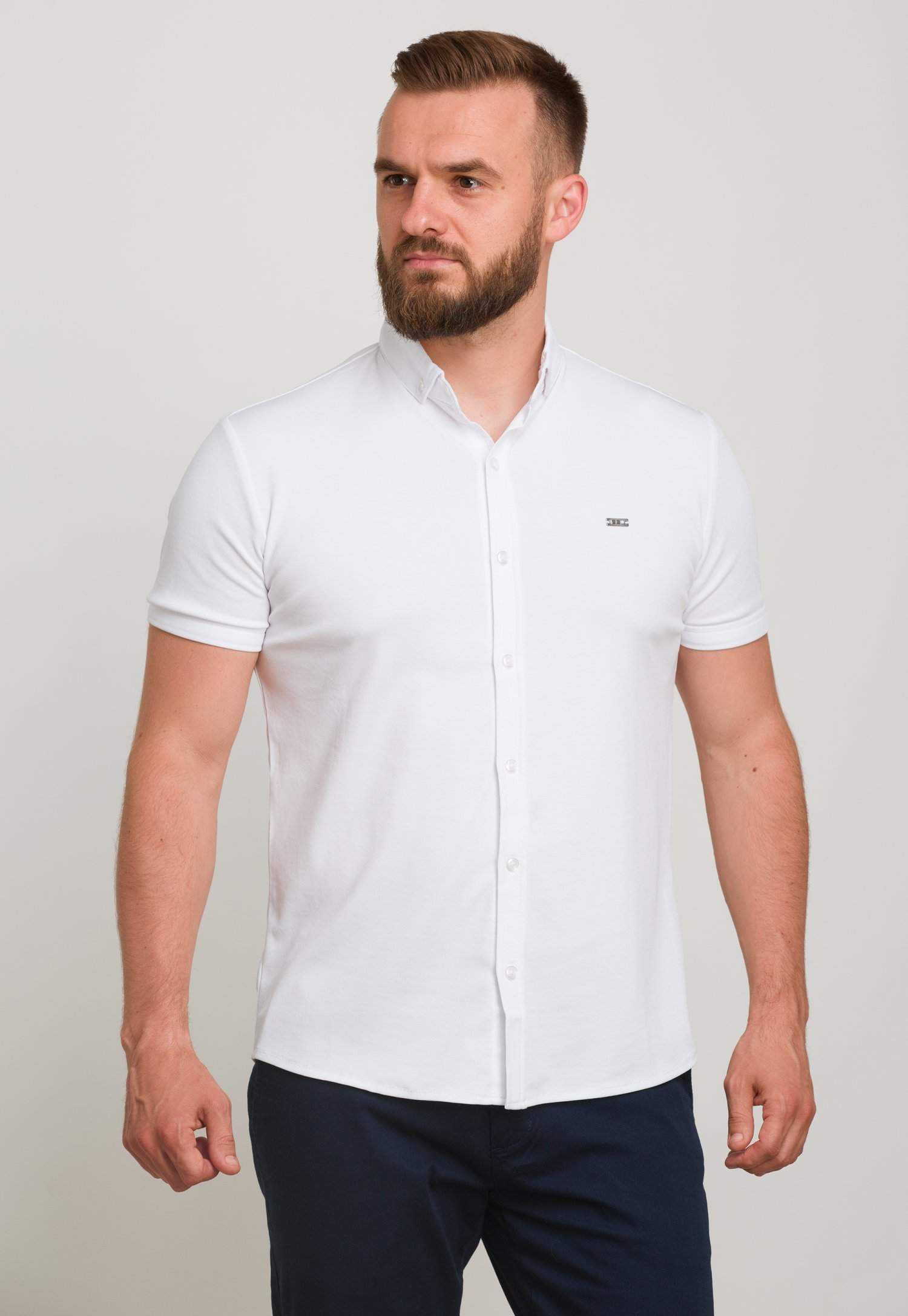 Рубашка К. Р. Trend Collection 22y1125 Белый (BEYAZ)