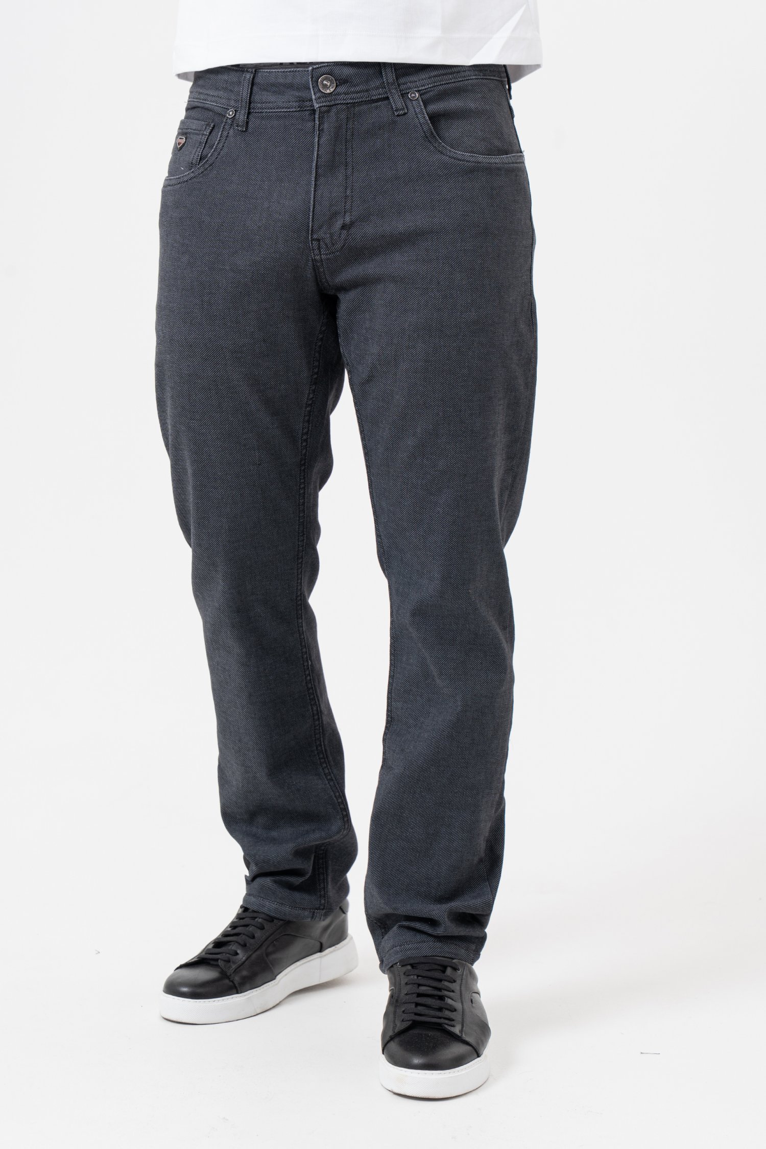 Джинсы comfort fit K.O.R 57112 Черно-серый (VENE BLC)