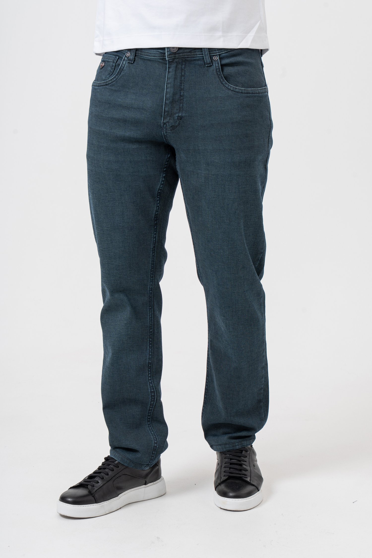 Джинсы comfort fit K.O.R 57112 Сине-зеленый (VENE HAKI)