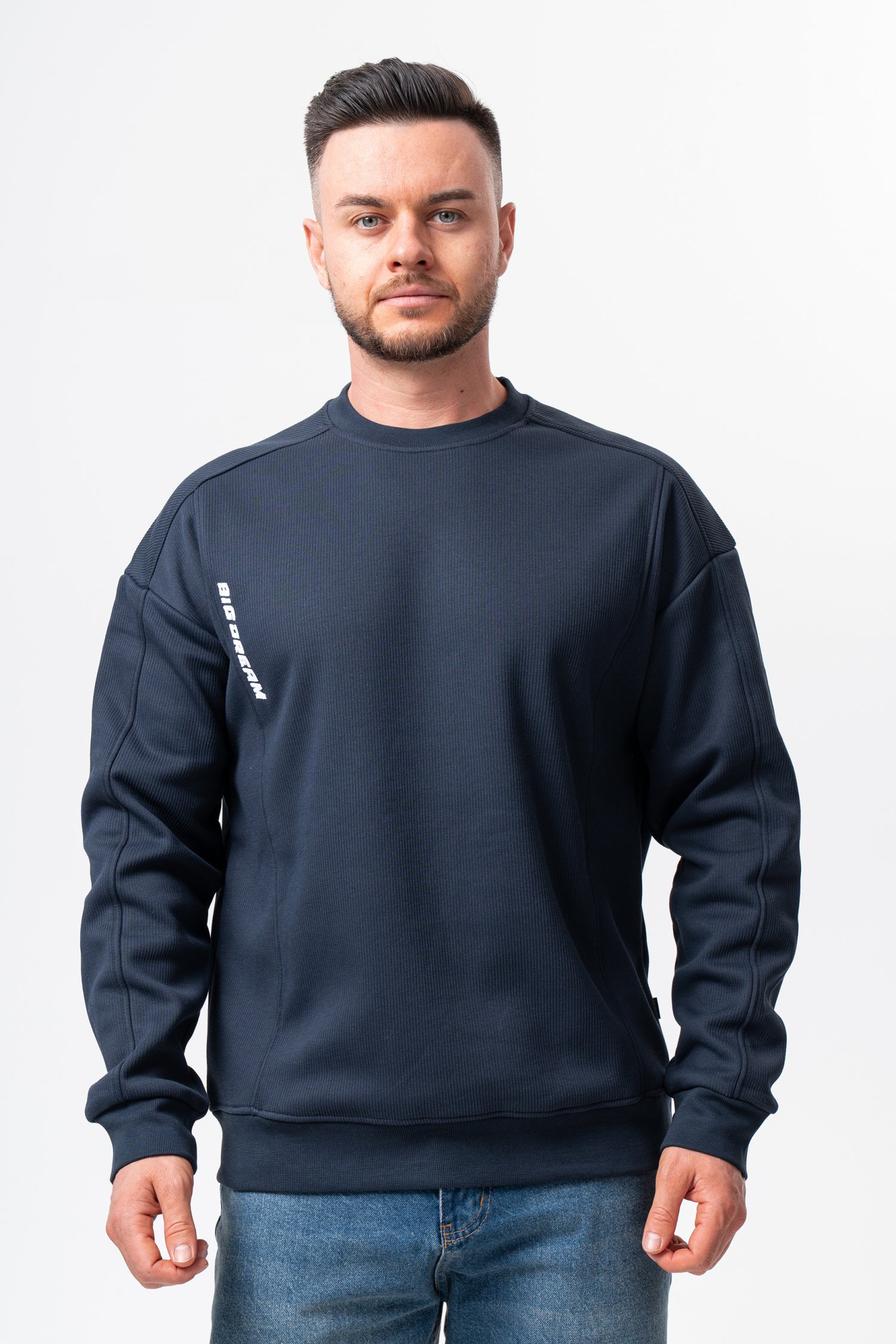 Свитшот из флиса K.O.R 32031 Синий (BLUE)