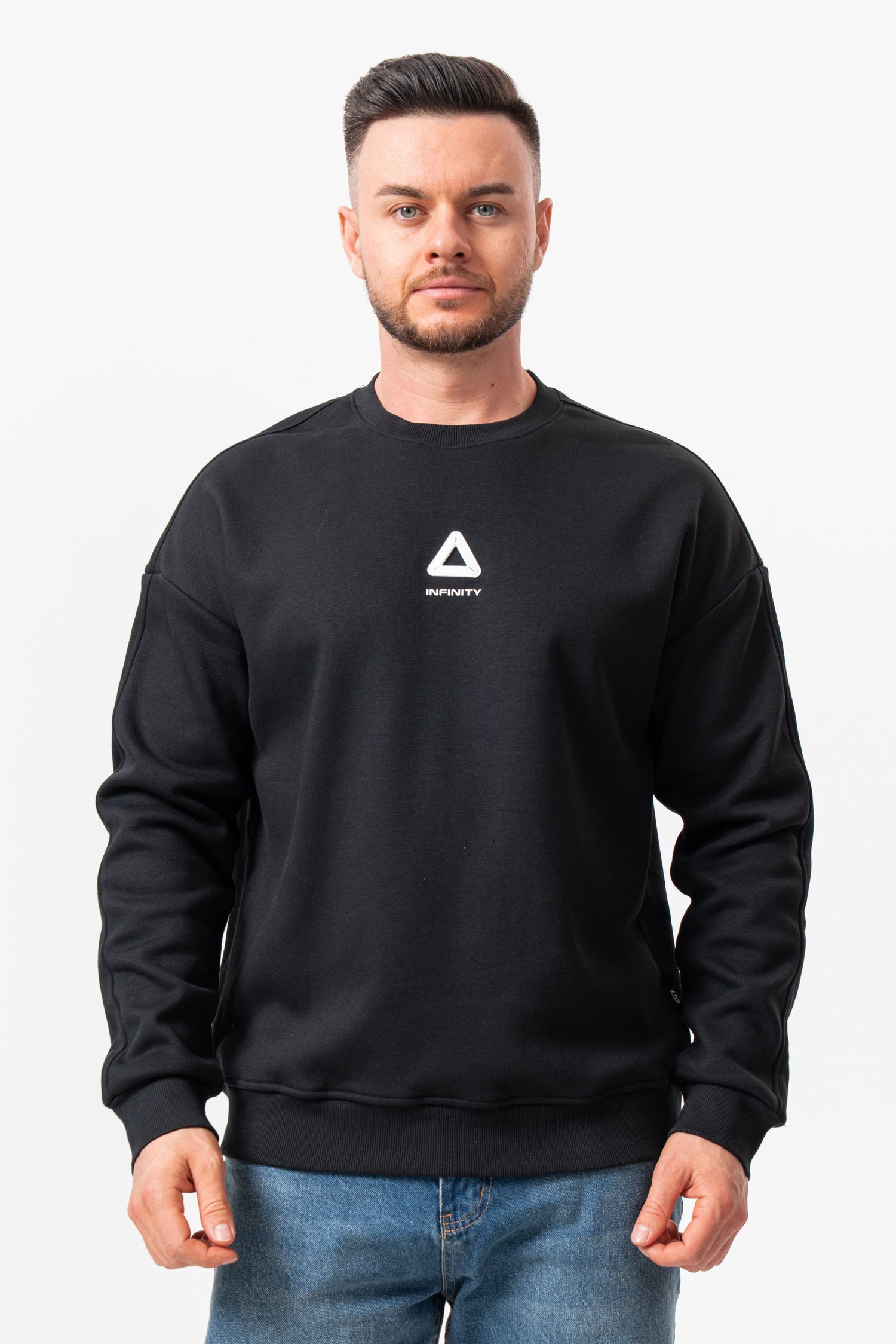 Свитшот из флиса K.O.R 32013 Чёрный (BLACK)