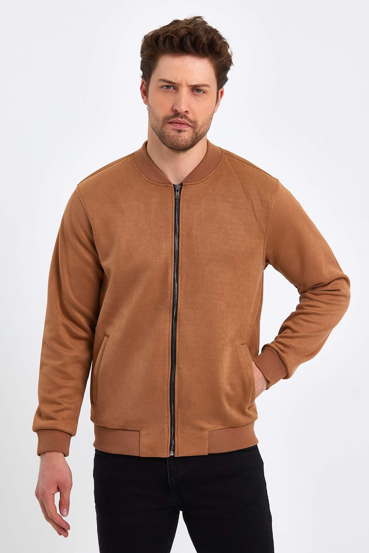 Бомбер Trend Collection 057-2 светло-бежевый (VIZON)