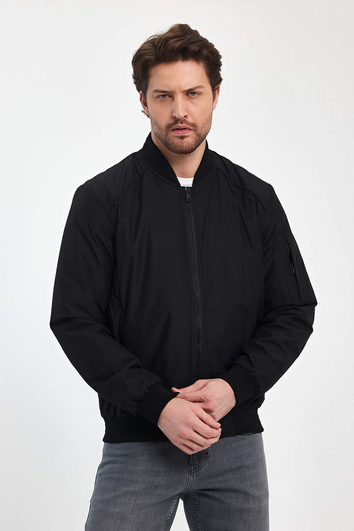 Бомбер Trend Collection 7700 черный (BLACK)