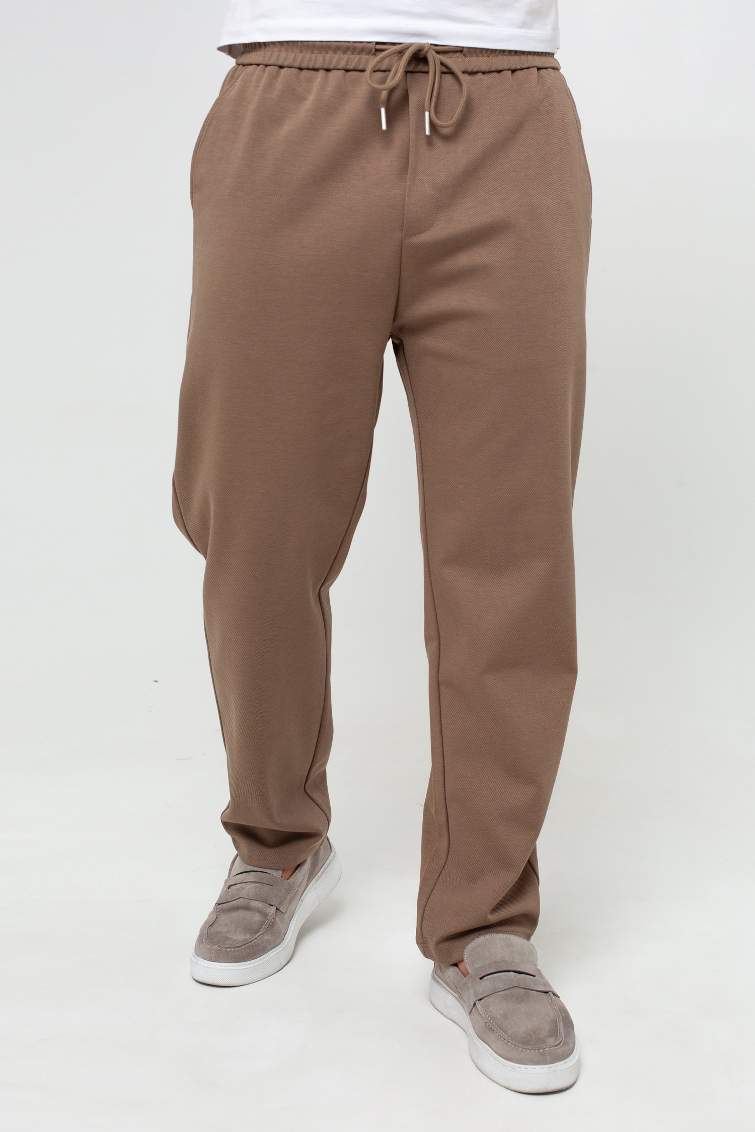 Брюки slim fit K.O.R 1111 Бежевый