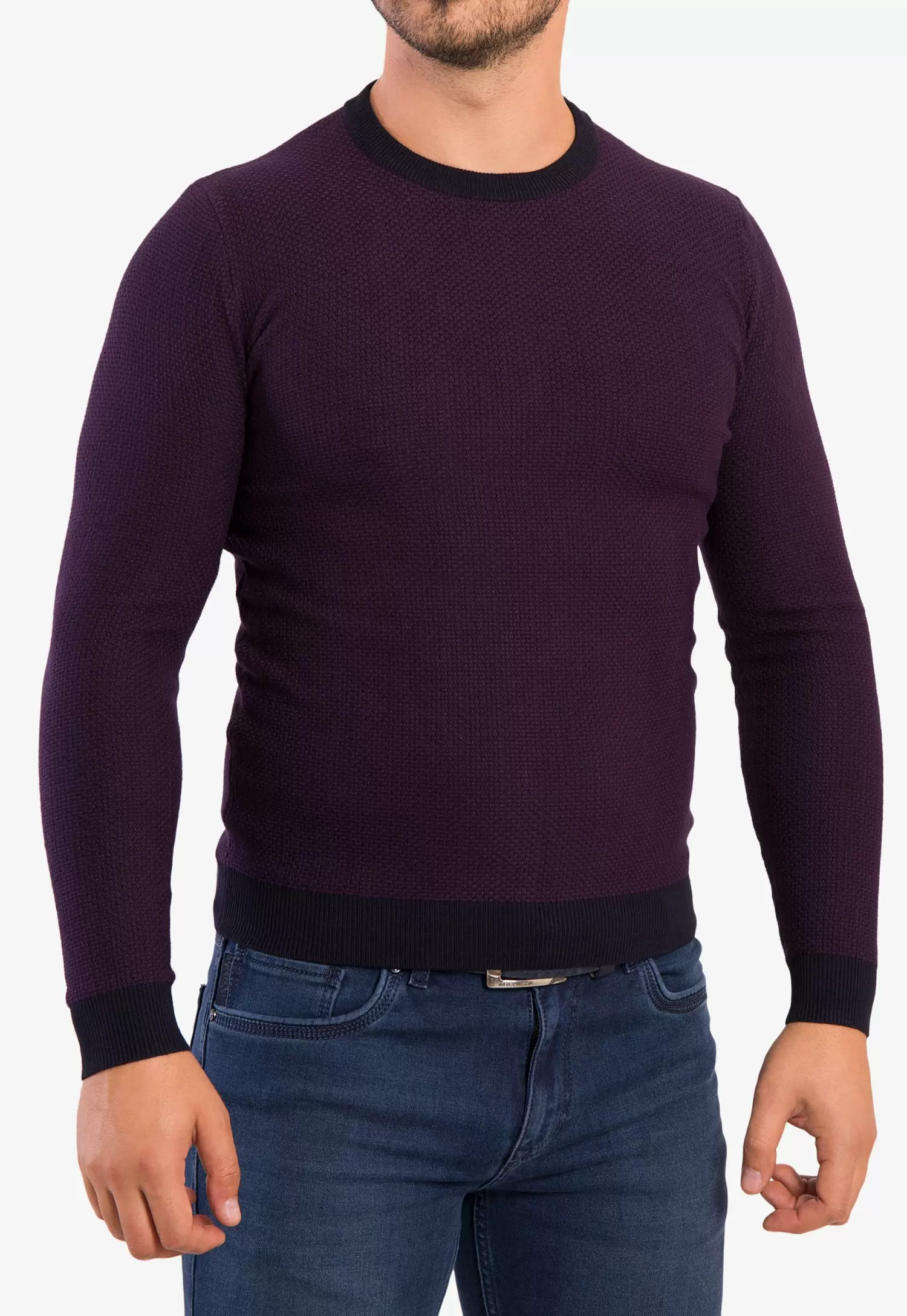 Свитер сливовый Trend