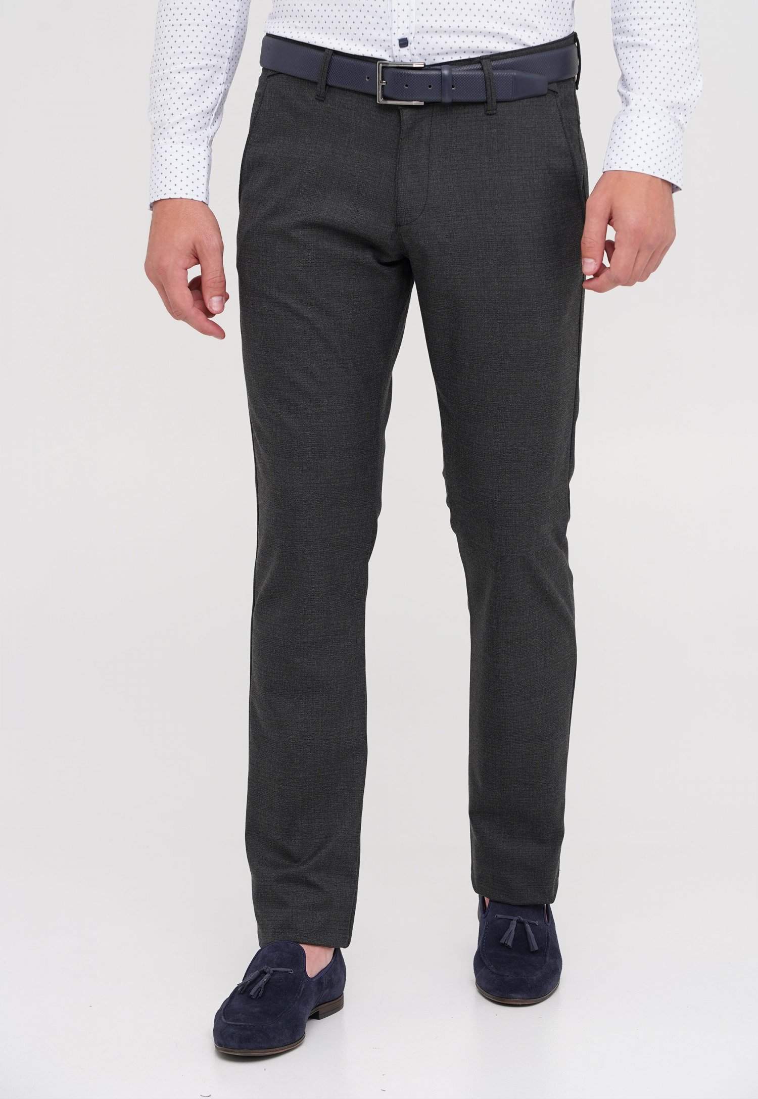 Брюки Trend Collection 3929 Темно-серый (BLACK DARK GREY) Regular Fit