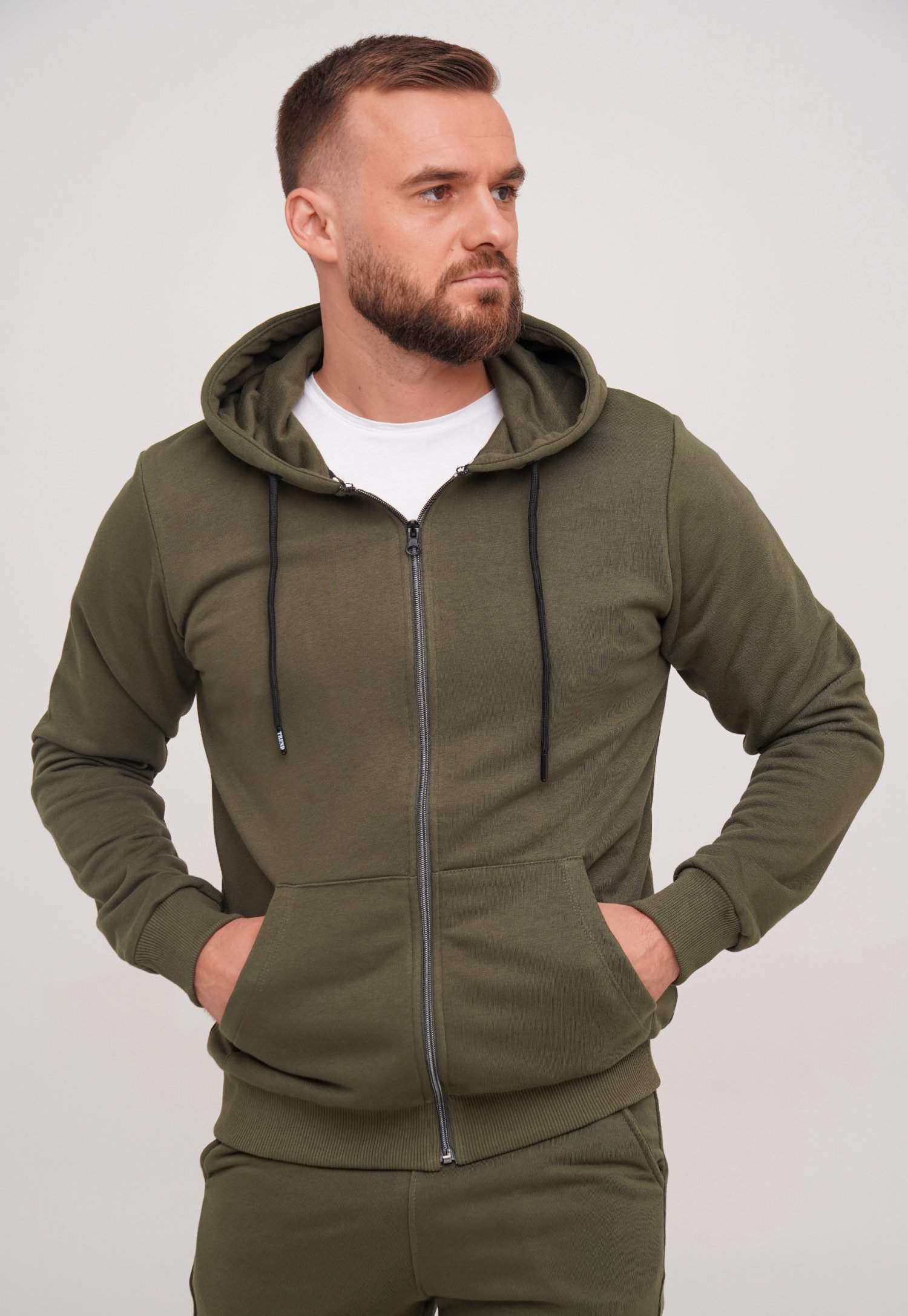 Кофта на замке Trend Collection 88502-2 Хаки (HAKI)