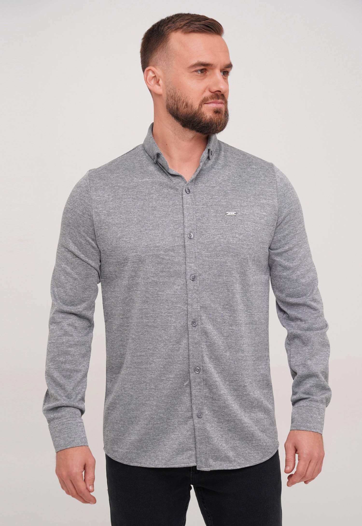 Сорочка Trend Collection 2241 Сірий (GRI)
