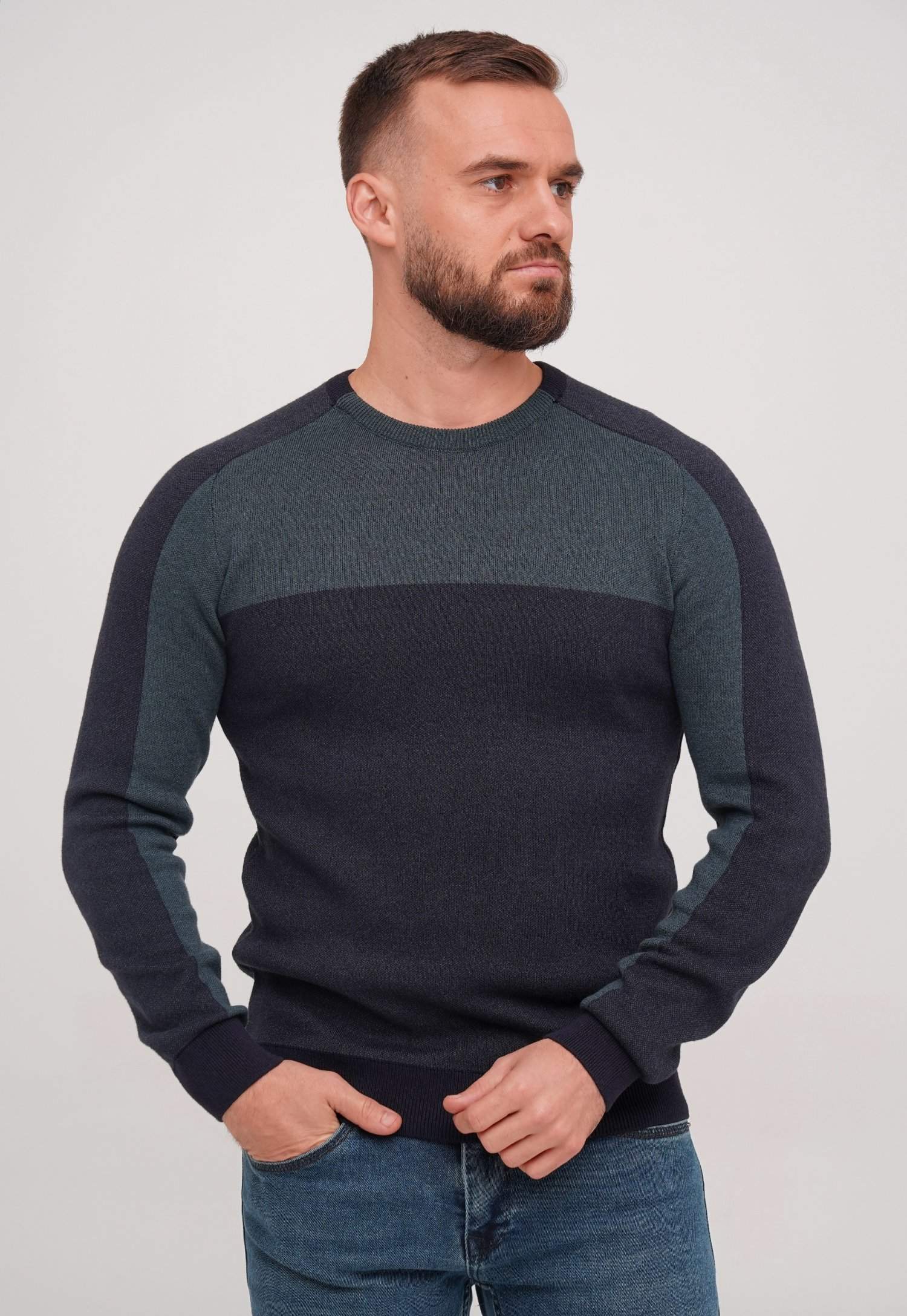 Свитер Trend Collection 221458 Сине-зеленый (LACI-YESIL)