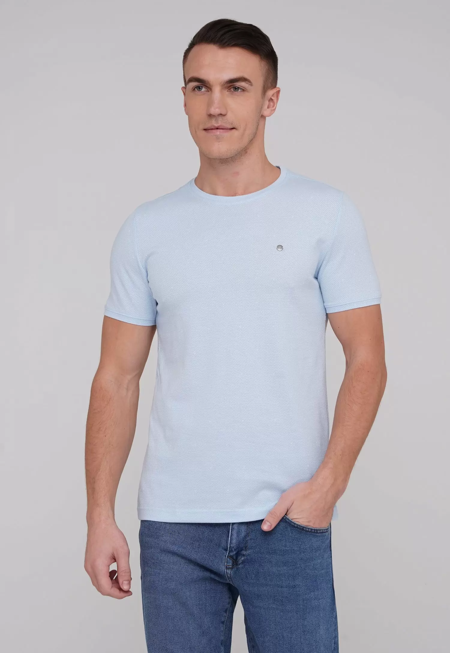 Футболка Trend Collection 20-1067 Небесный (B. MAVI)