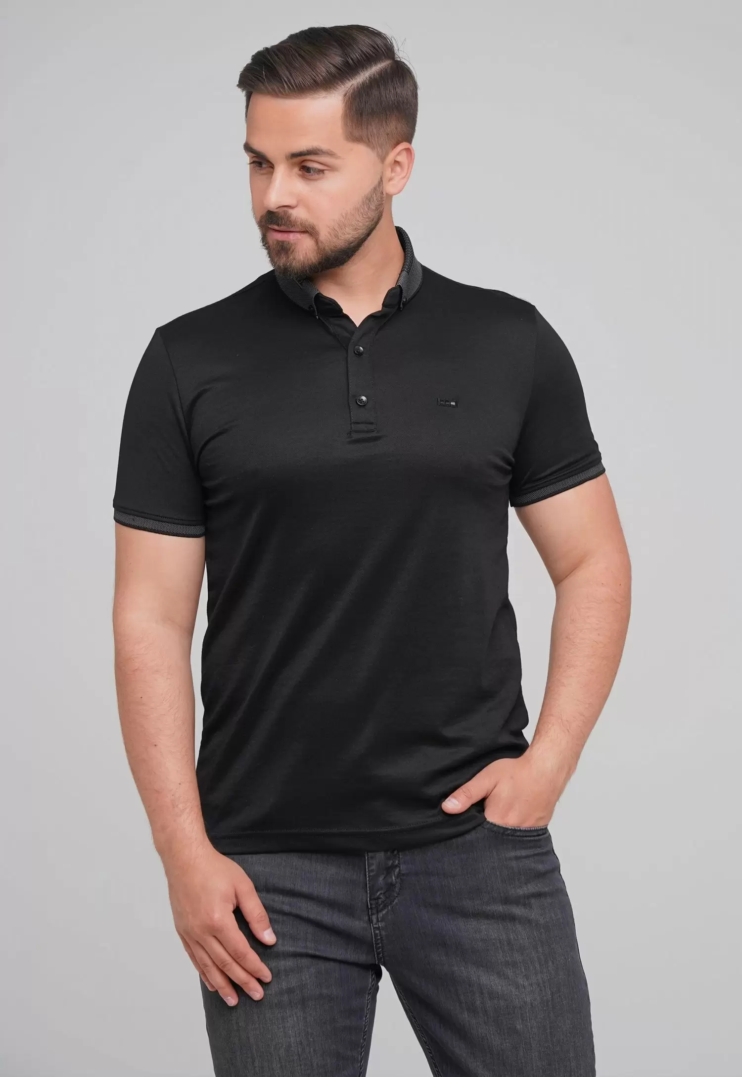 Футболка Trend Collection 21Y-1076 Чорний (SIYAH)