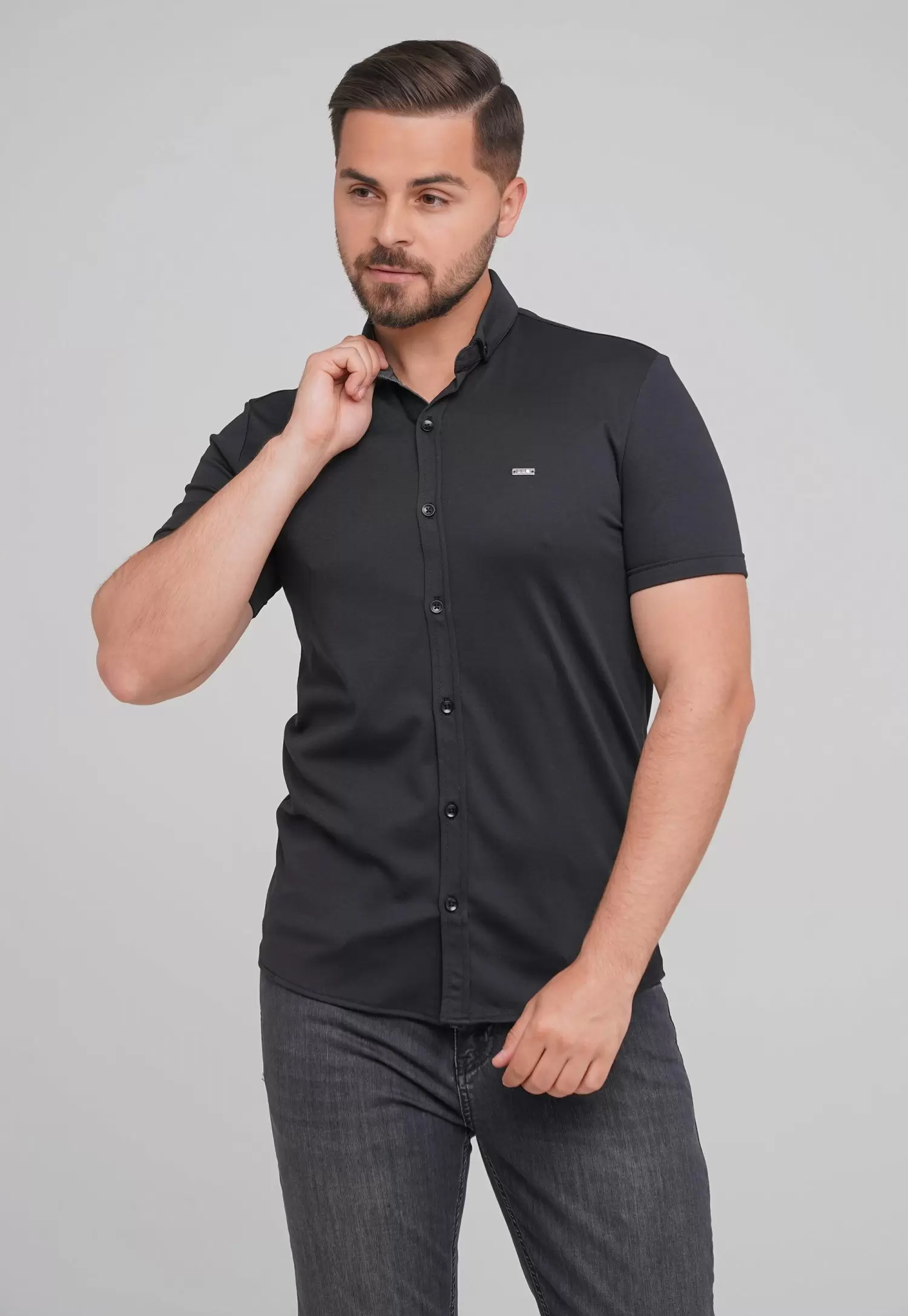 Сорочка Trend Collection 21Y-1125 Чорний (SIYAH)