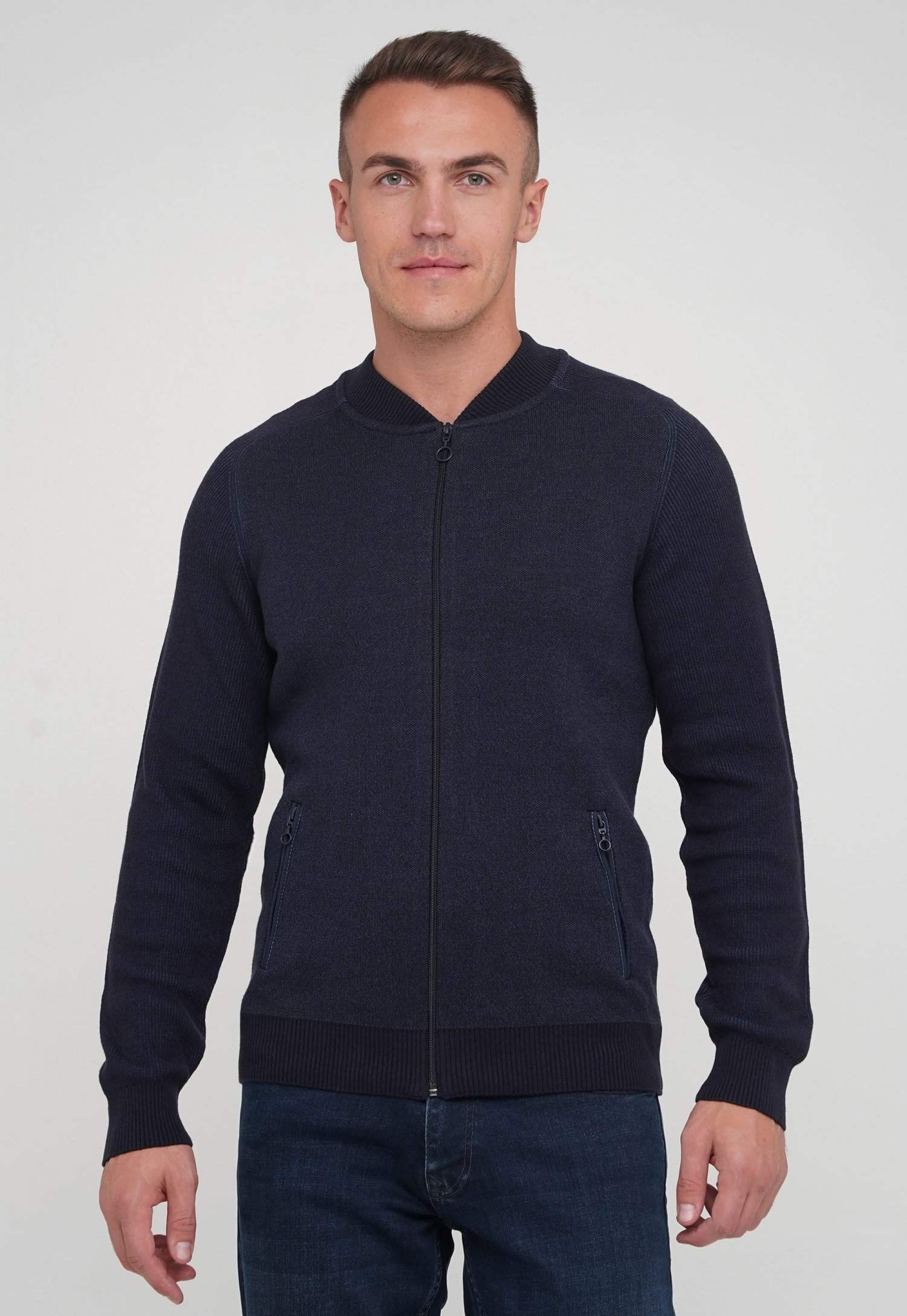 Кофта на замке Trend Collection 211472 синий
