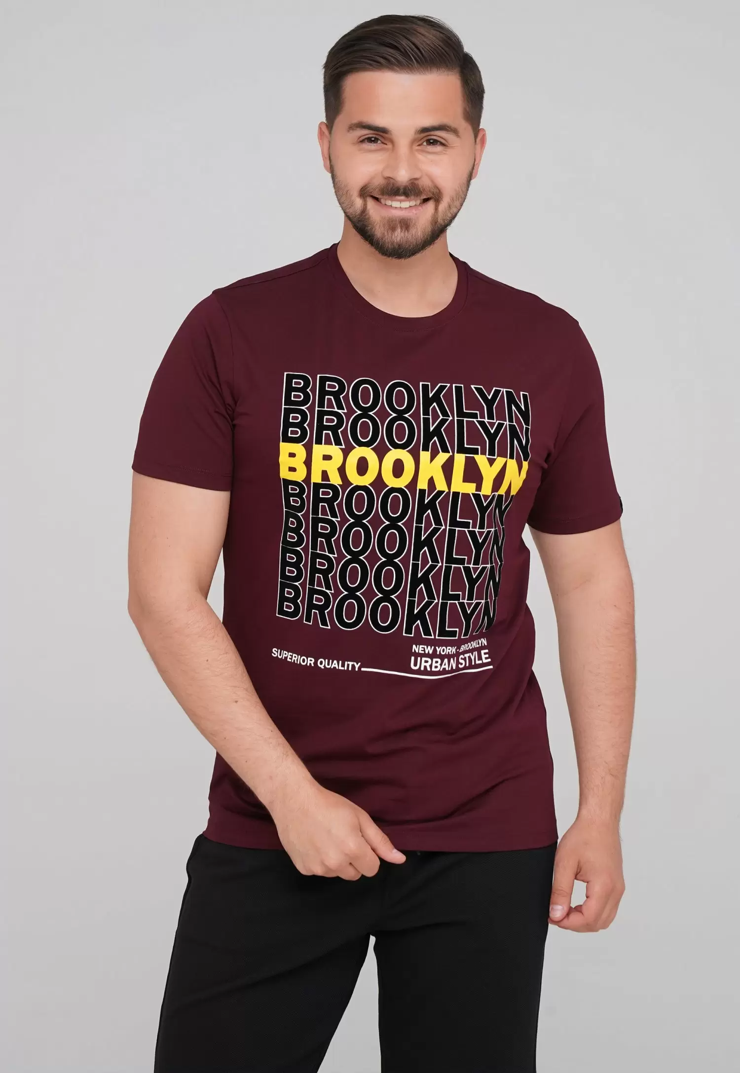 Футболка Trend Collection 99002 Червоний+принт