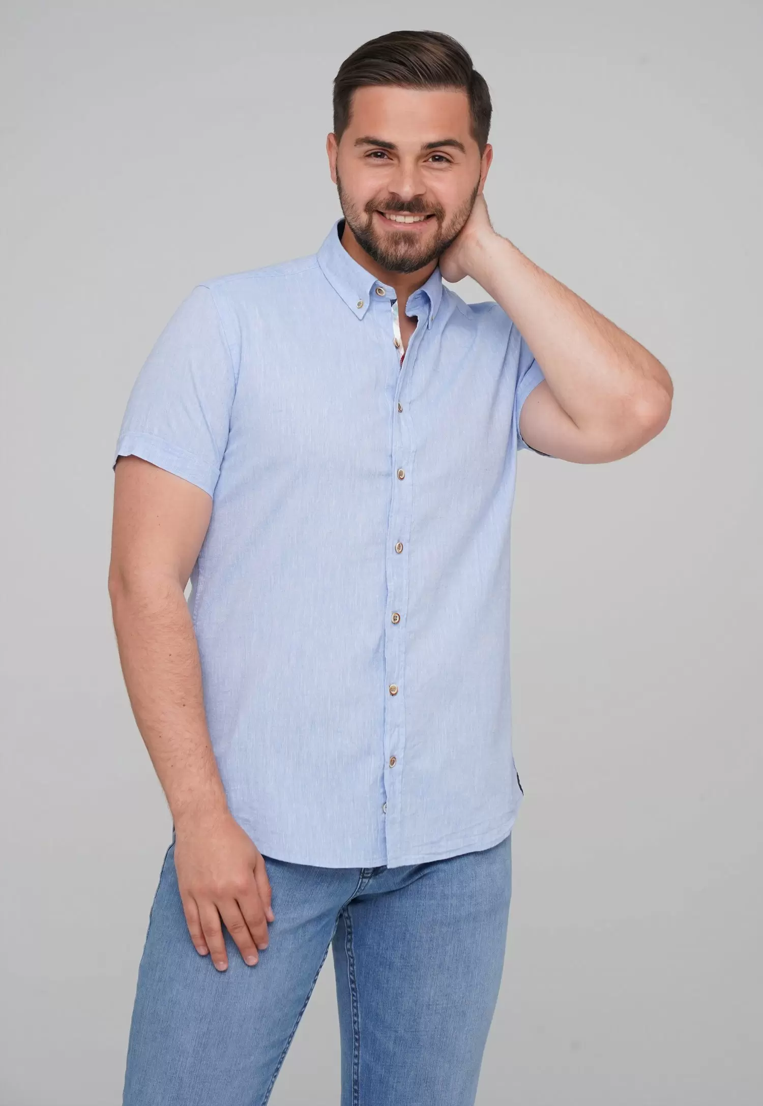 Сорочка Trend Collection 6001-1 Небесний