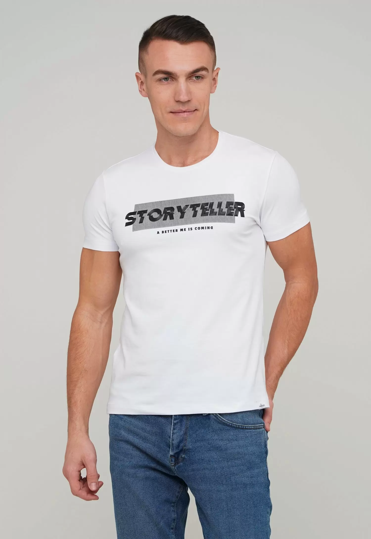 Футболка Trend Collection 39051 Белый+принт
