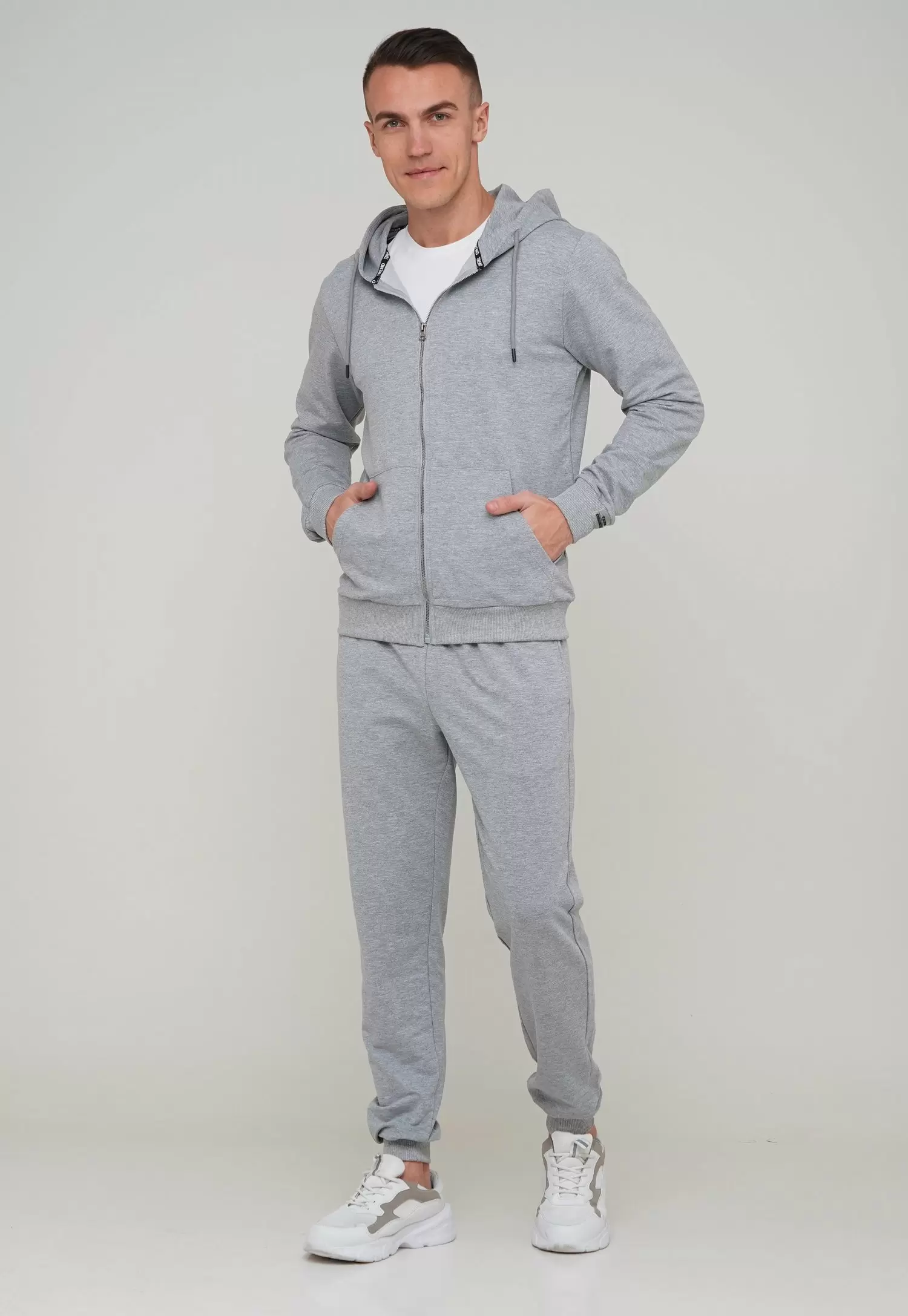 Спорт комплект Trend Collection Кофта 88502 Серый, Штаны 73011 Серый
