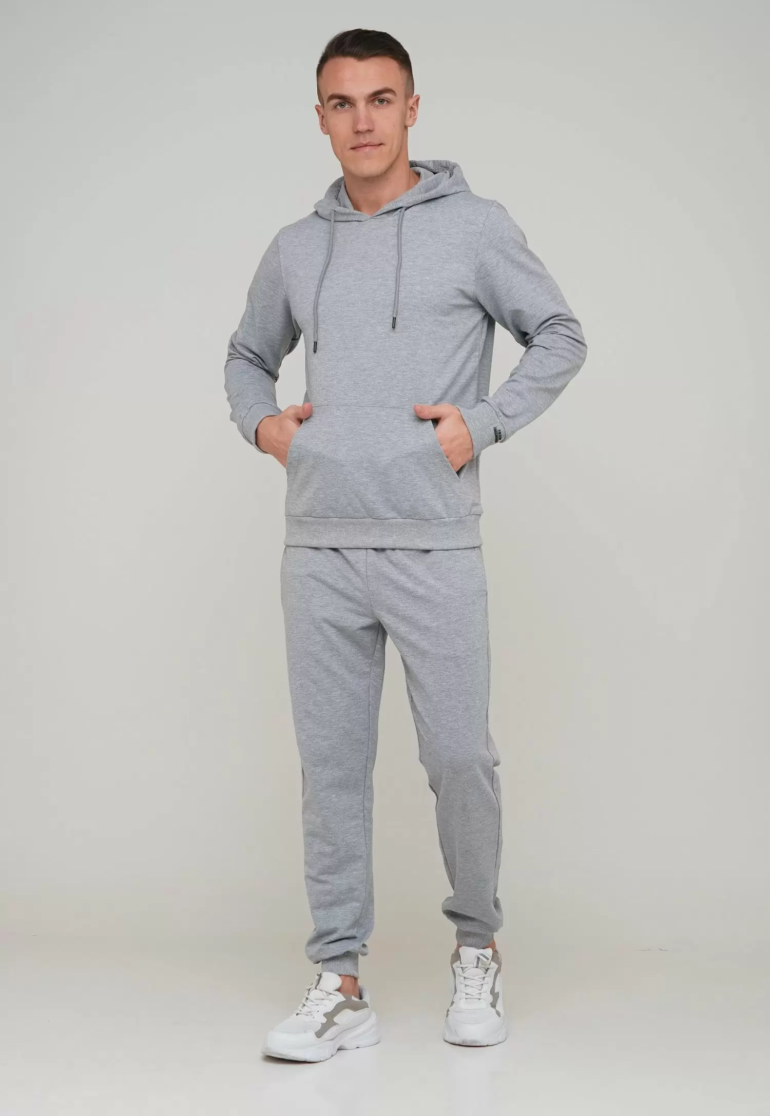 Спорт комплект Trend Collection Худи 15455 Серый, Штаны 73011 Серый